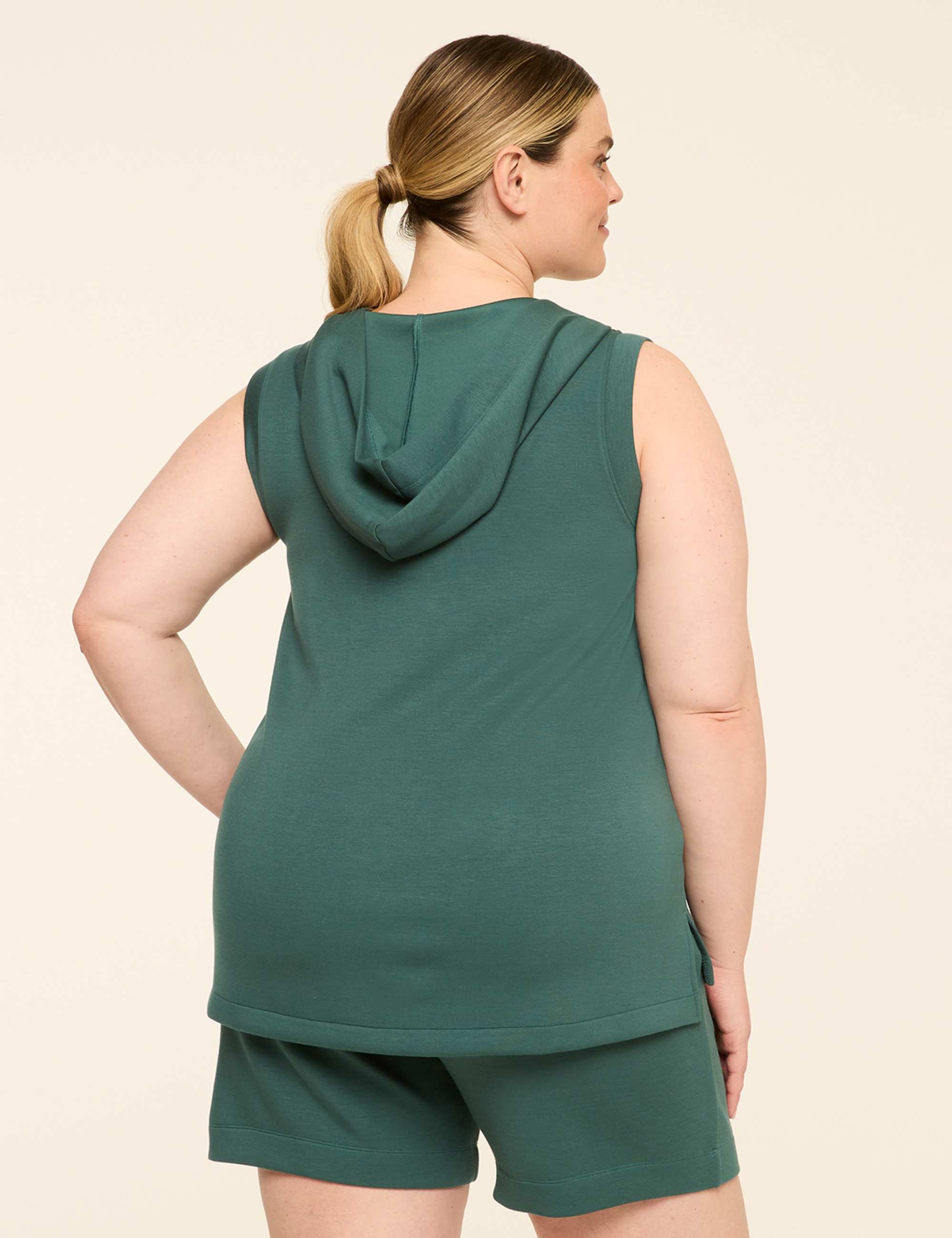 LIVI Journey Lace-Up Hooded Tank