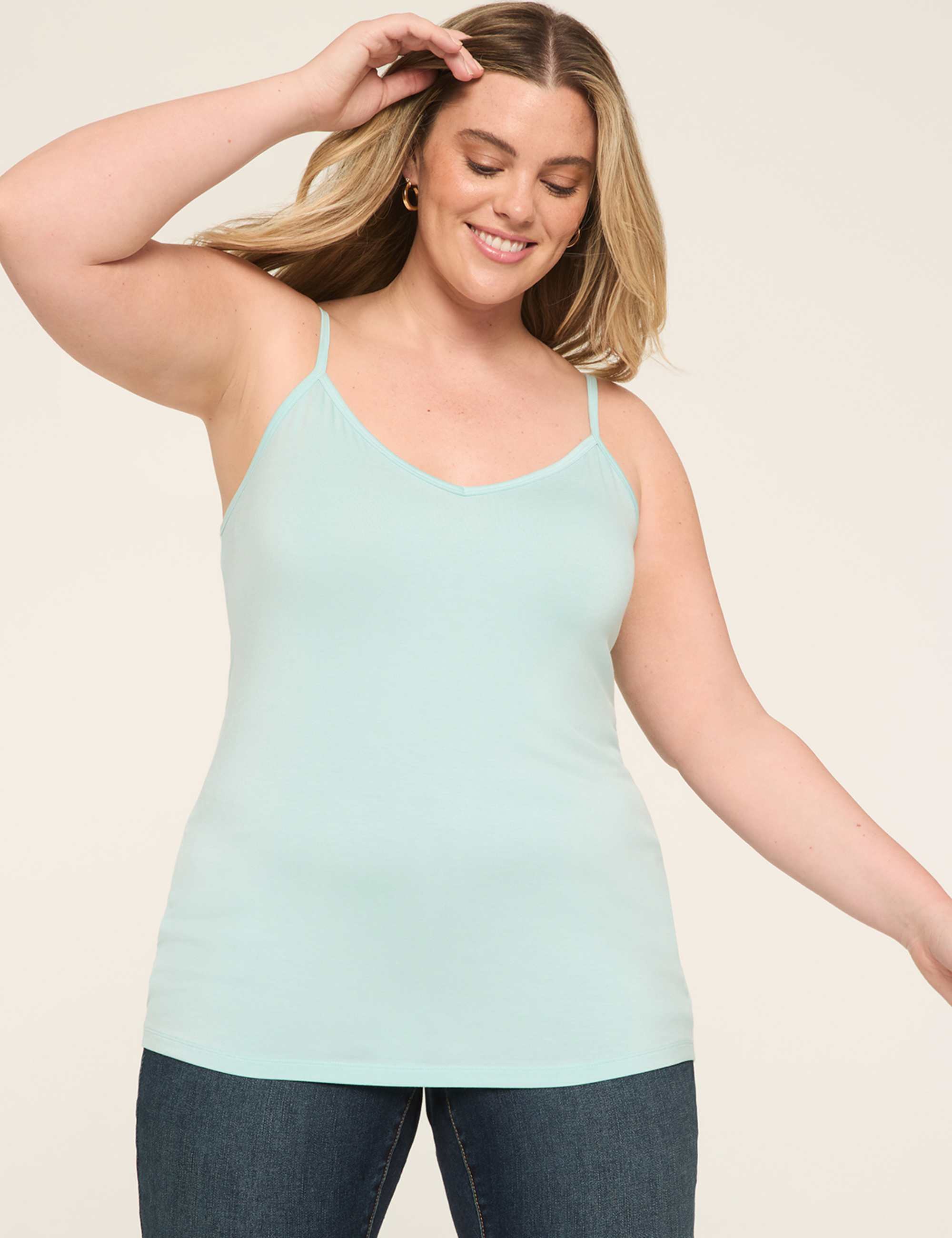 V-Neck Body-Skimming Cami