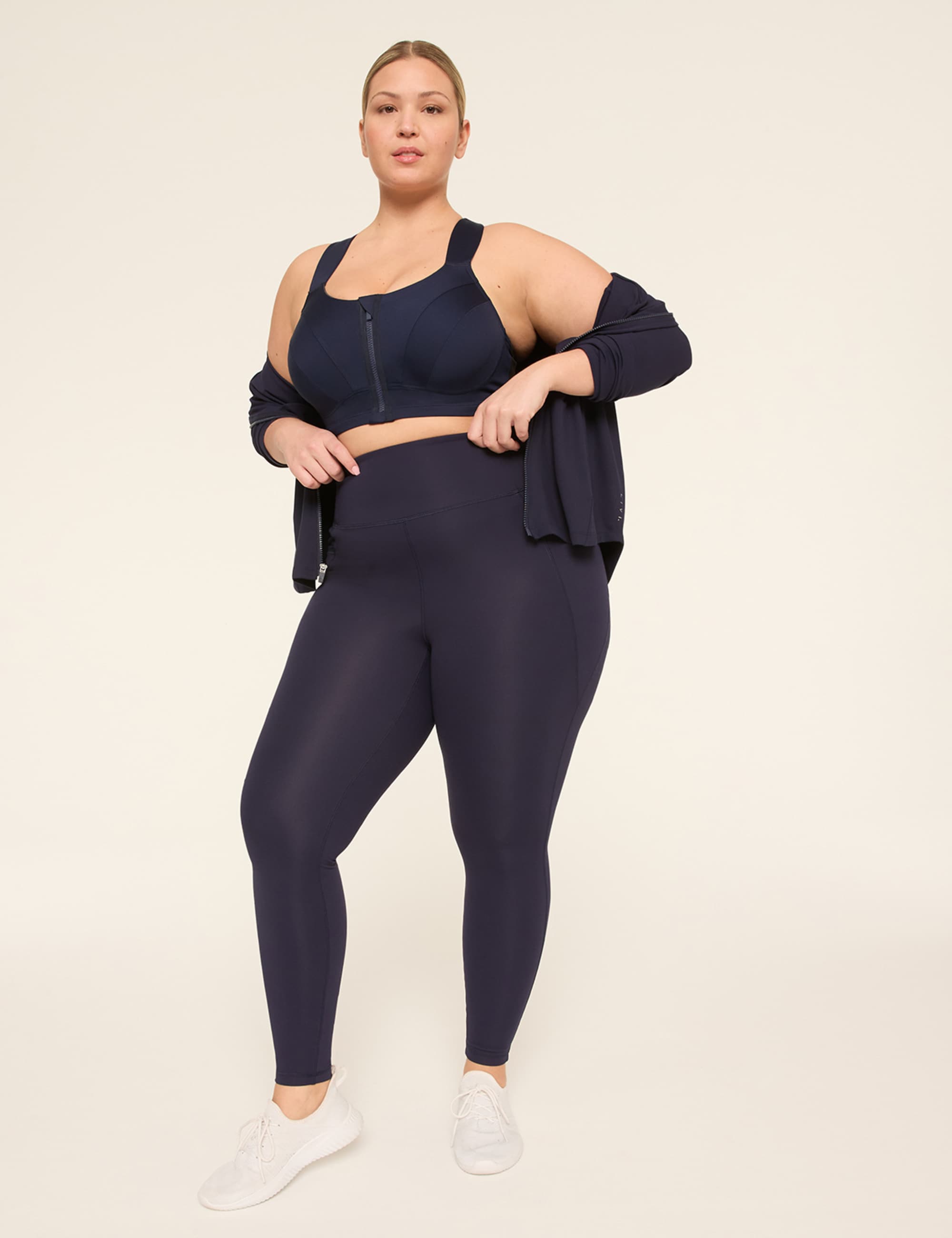 LIVI Max Support Comfort Zip-Front Sports Bra
