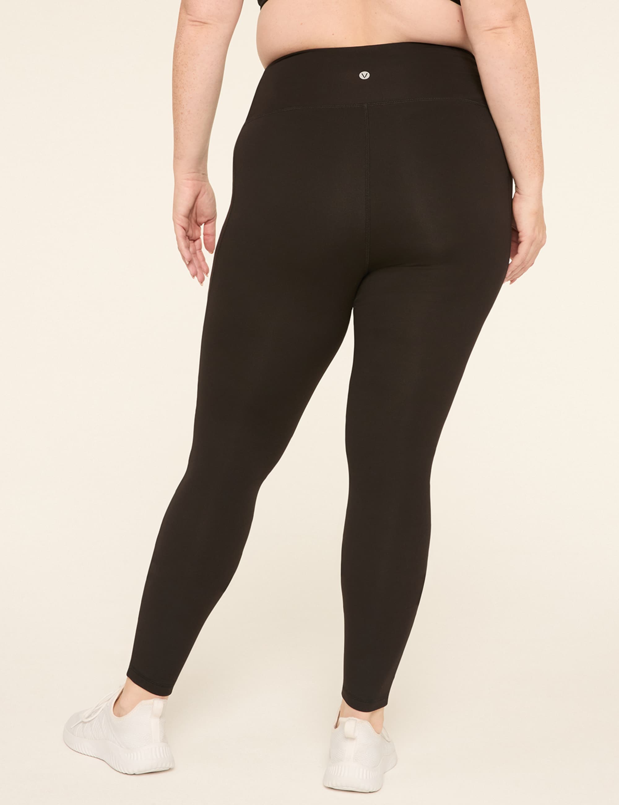 LIVI Soft Ultra High-Rise Ruched-Waist 7/8 Legging