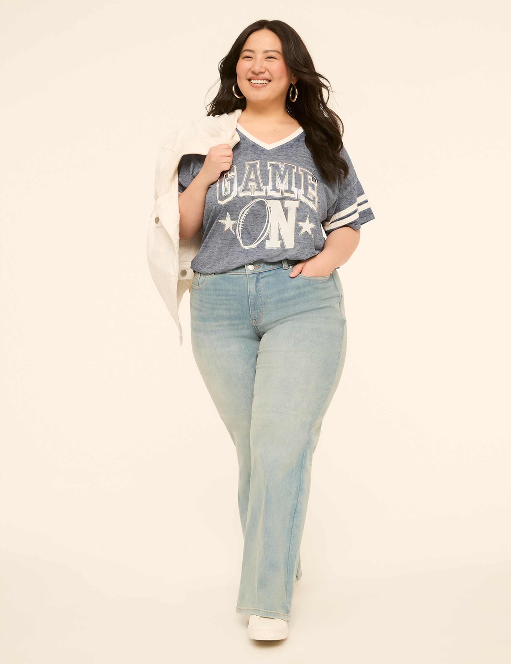 Distressed Game On Graphic Tee