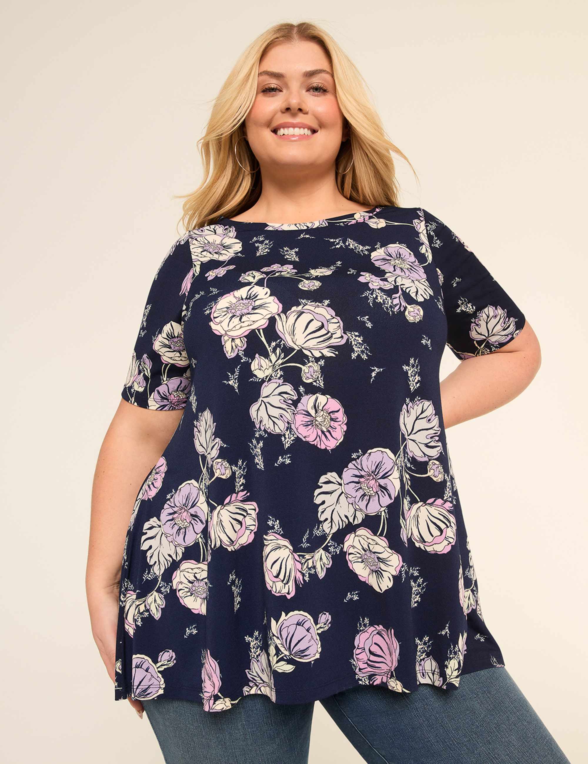 Swing Boatneck Tee