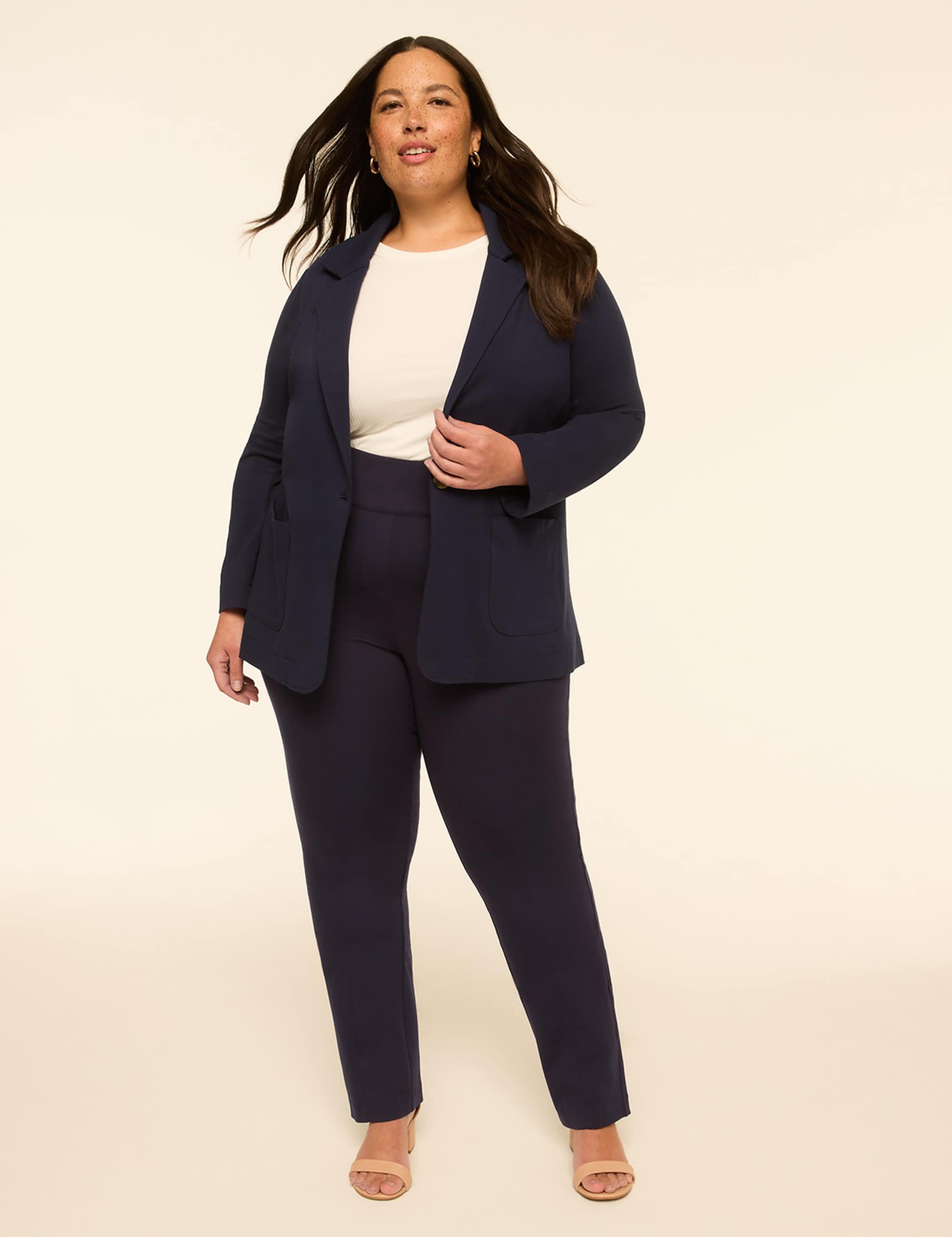 Single-Button Blazer