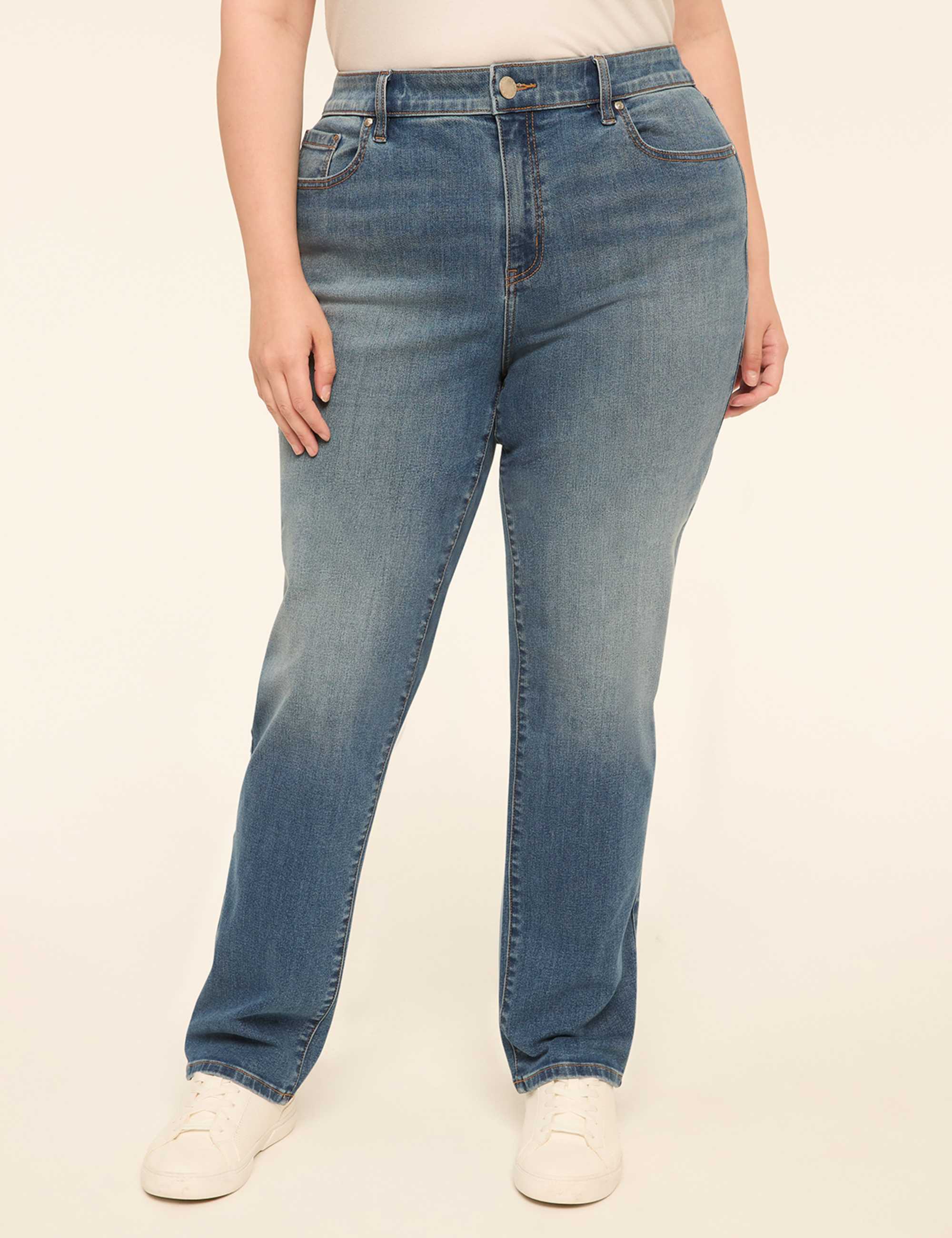 High-Rise Straight Leg Jean