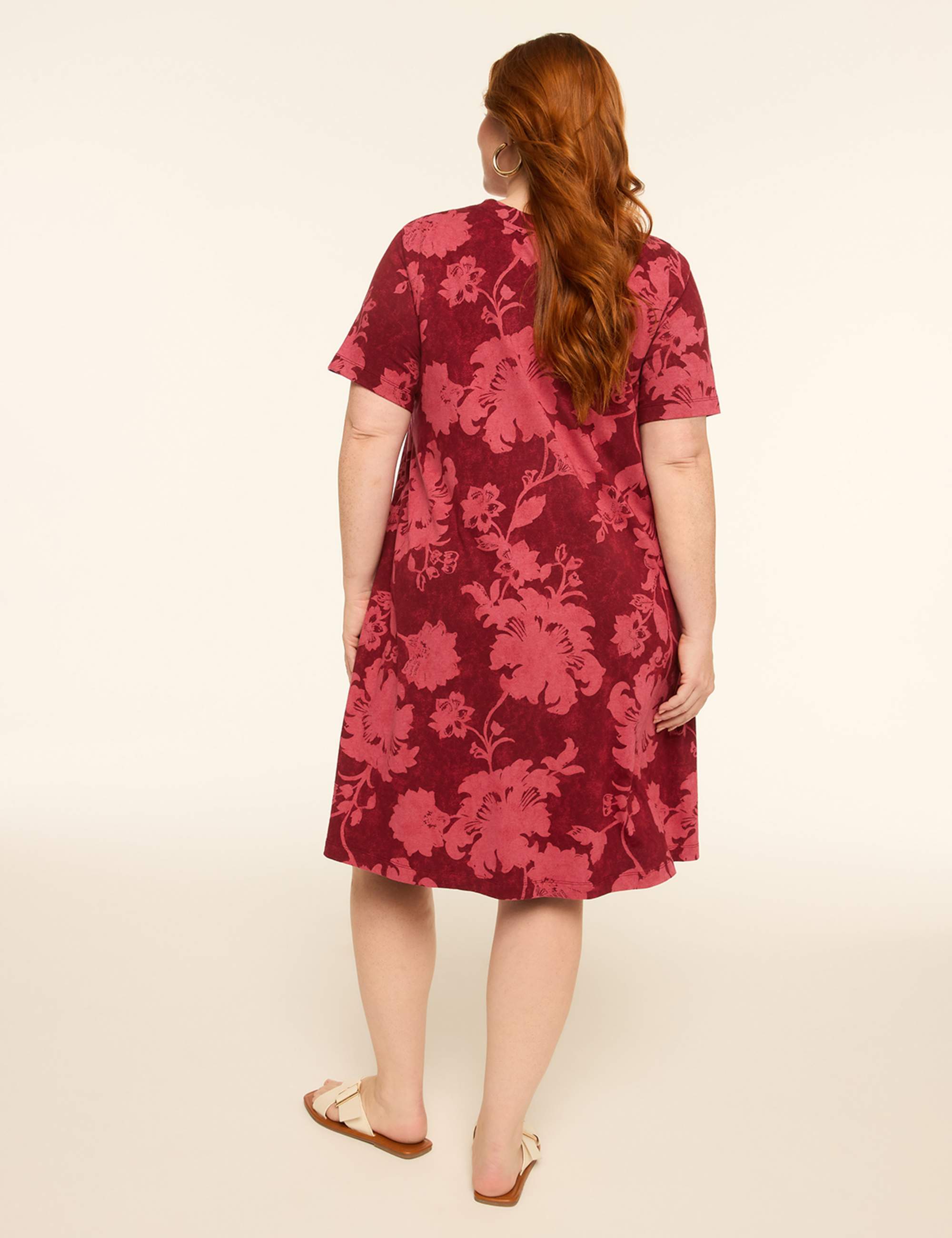 Crew-Neck T-Shirt Dress