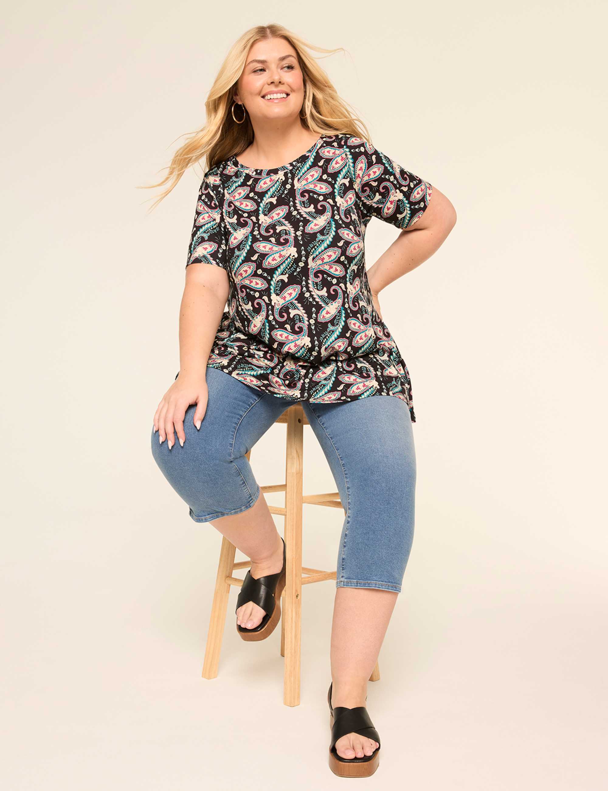 Swing Boatneck Tee