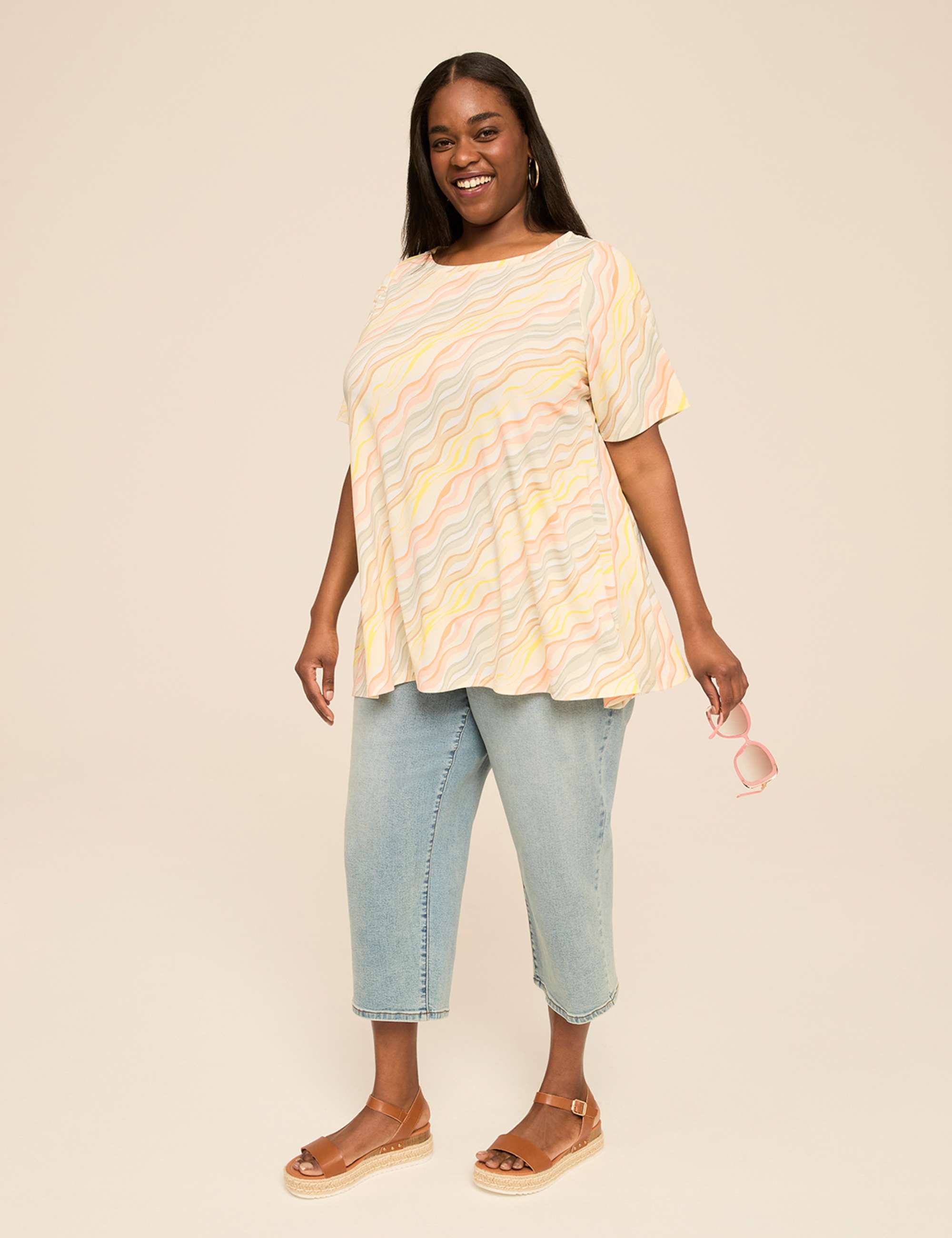 Swing Boatneck Tee