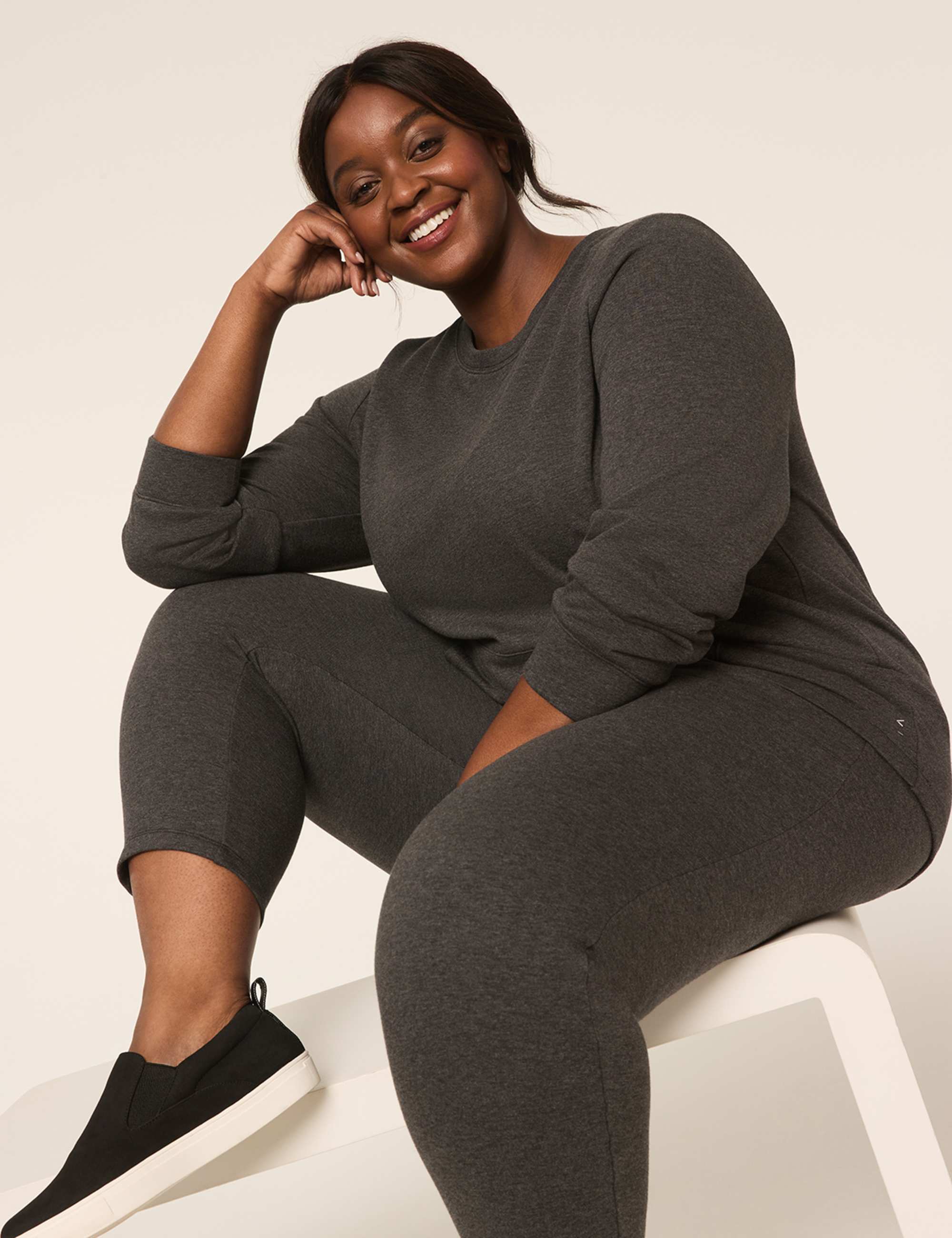 LIVI Crew-Neck French Terry Sweatshirt