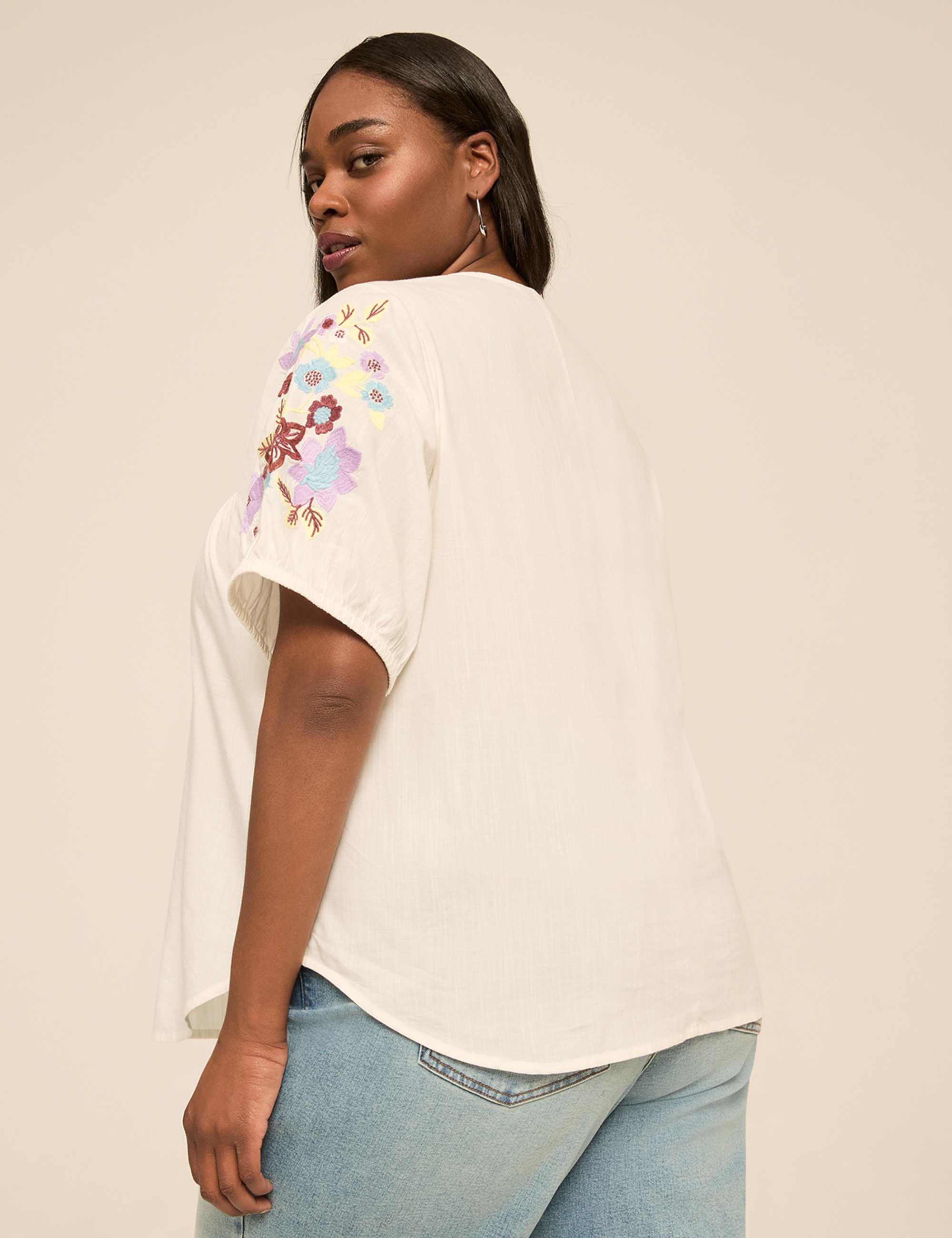 Babydoll Popover Blouse