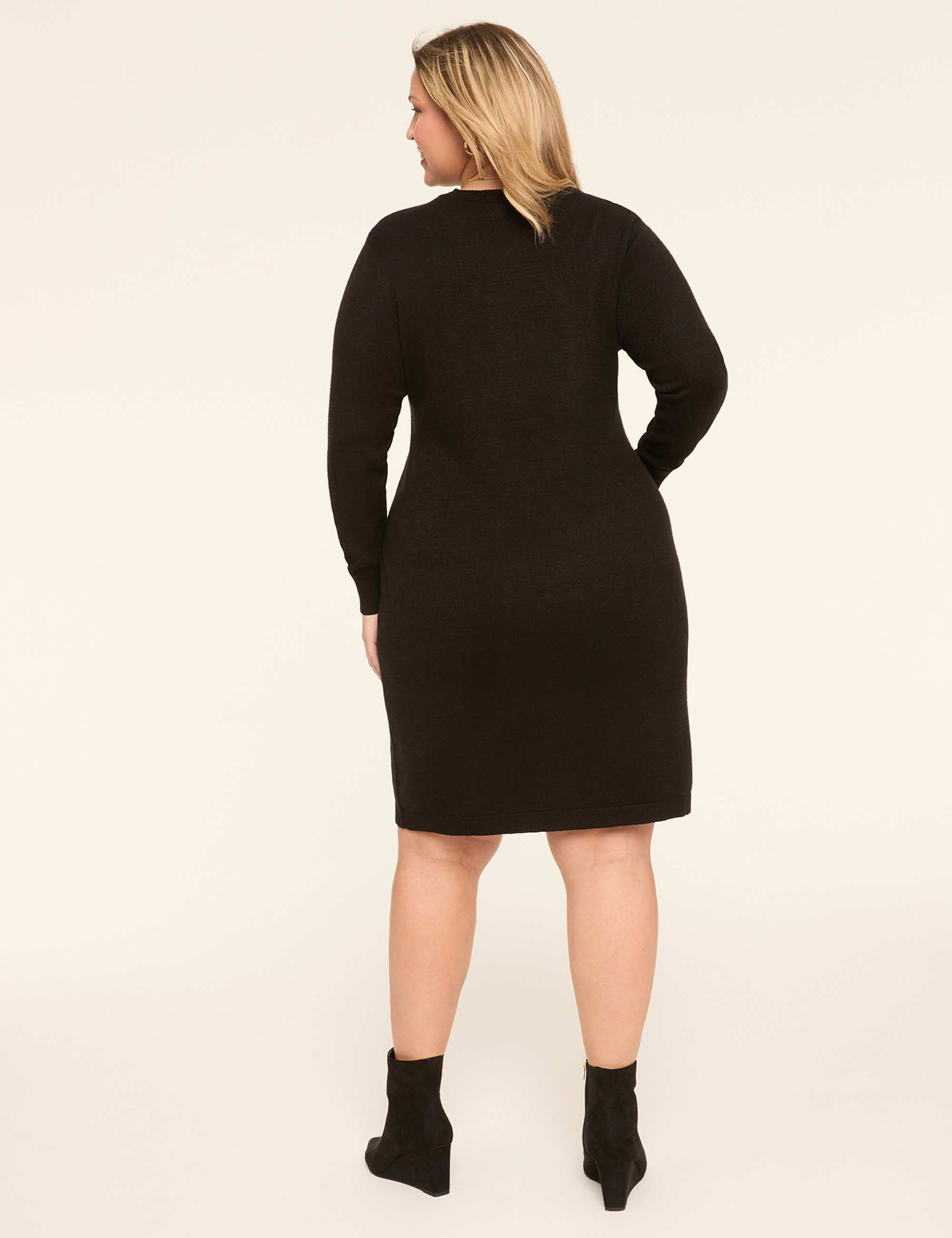 Textured Love Midi Sweater Dress