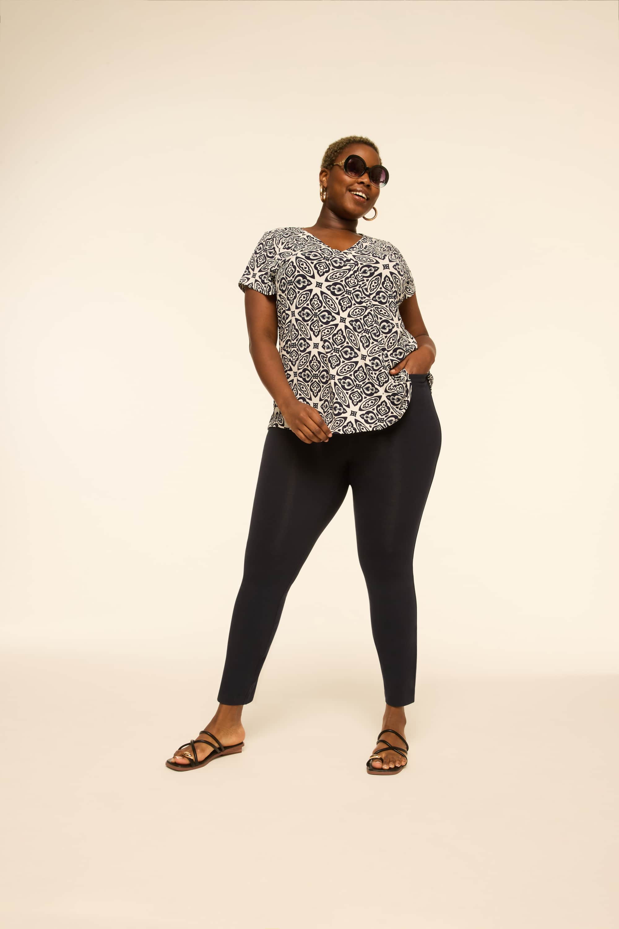 4-Season High-Rise Straight Leg Pant