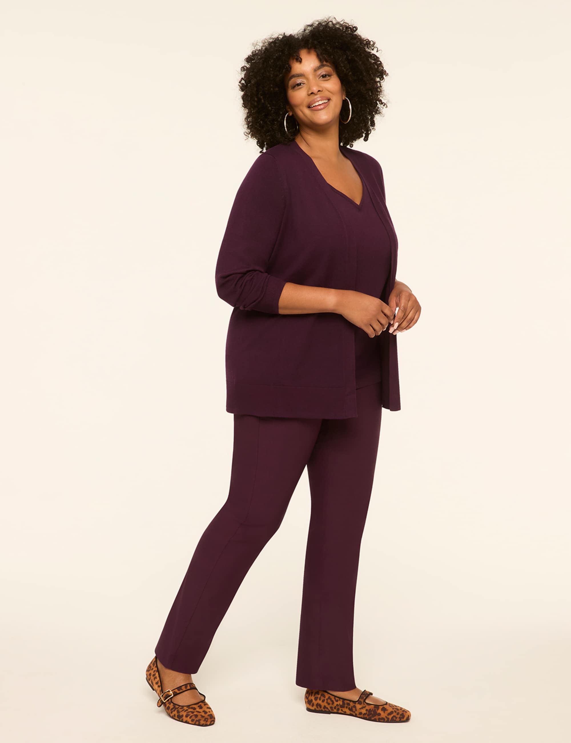 4-Season High-Rise Straight Leg Pant