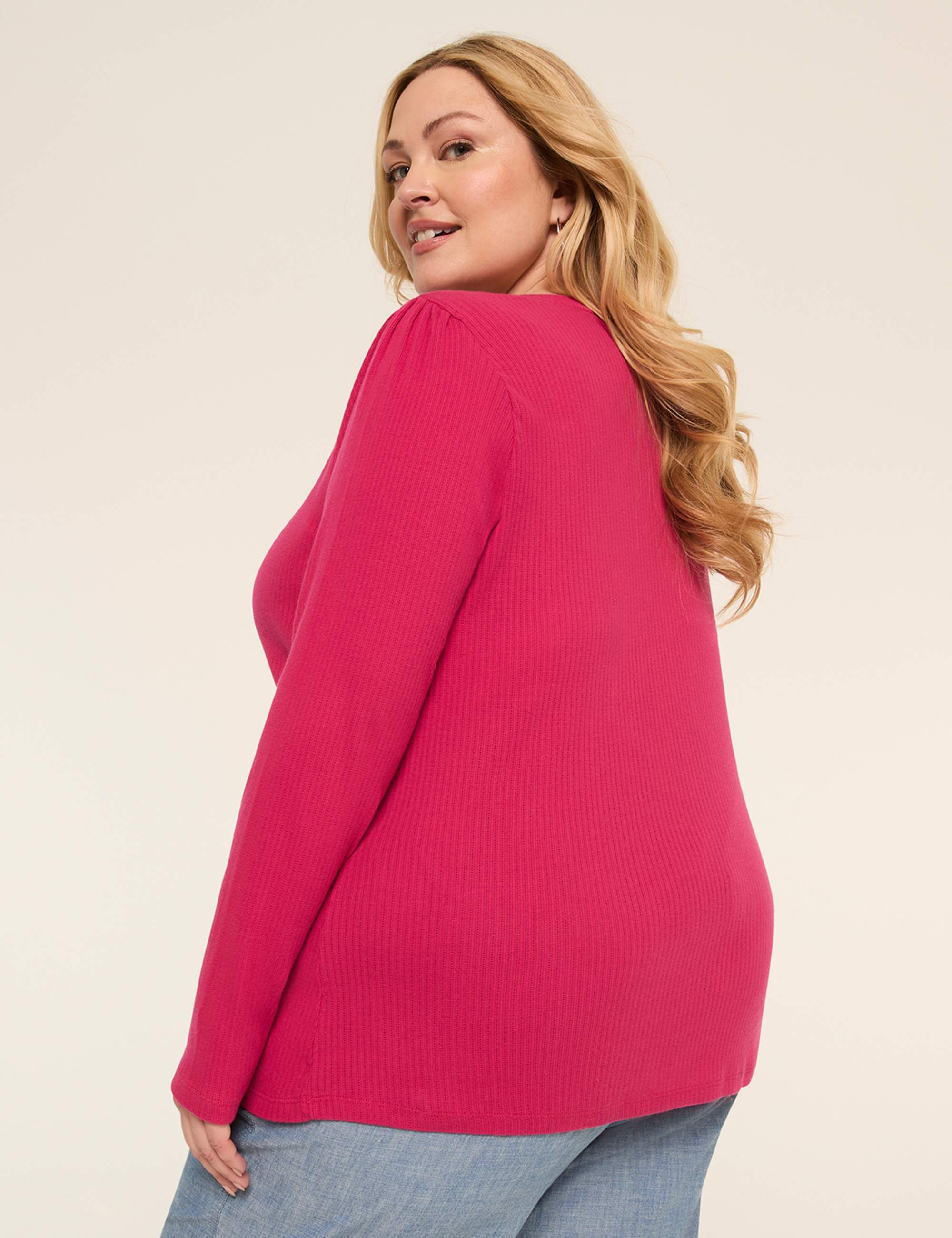 V-Neck Rib Tee