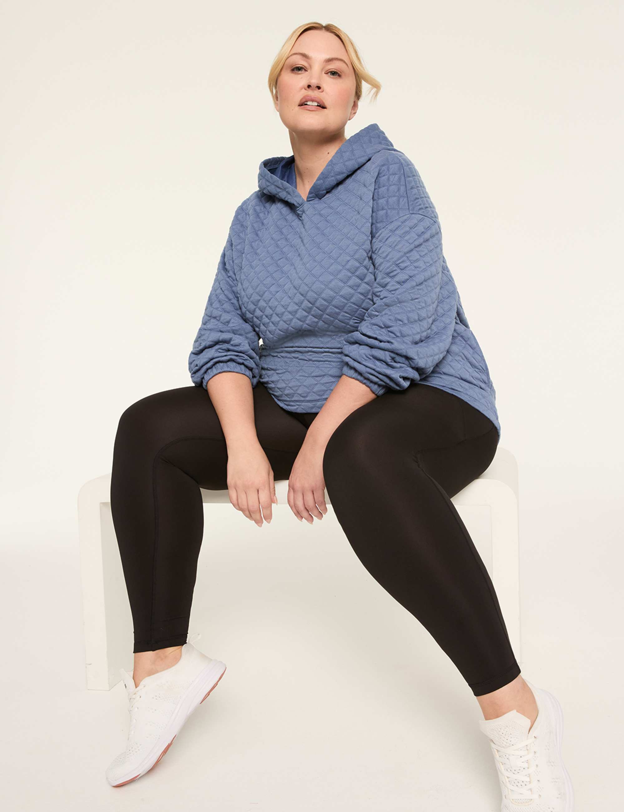 LIVI Long-Sleeve Quilted Hoodie