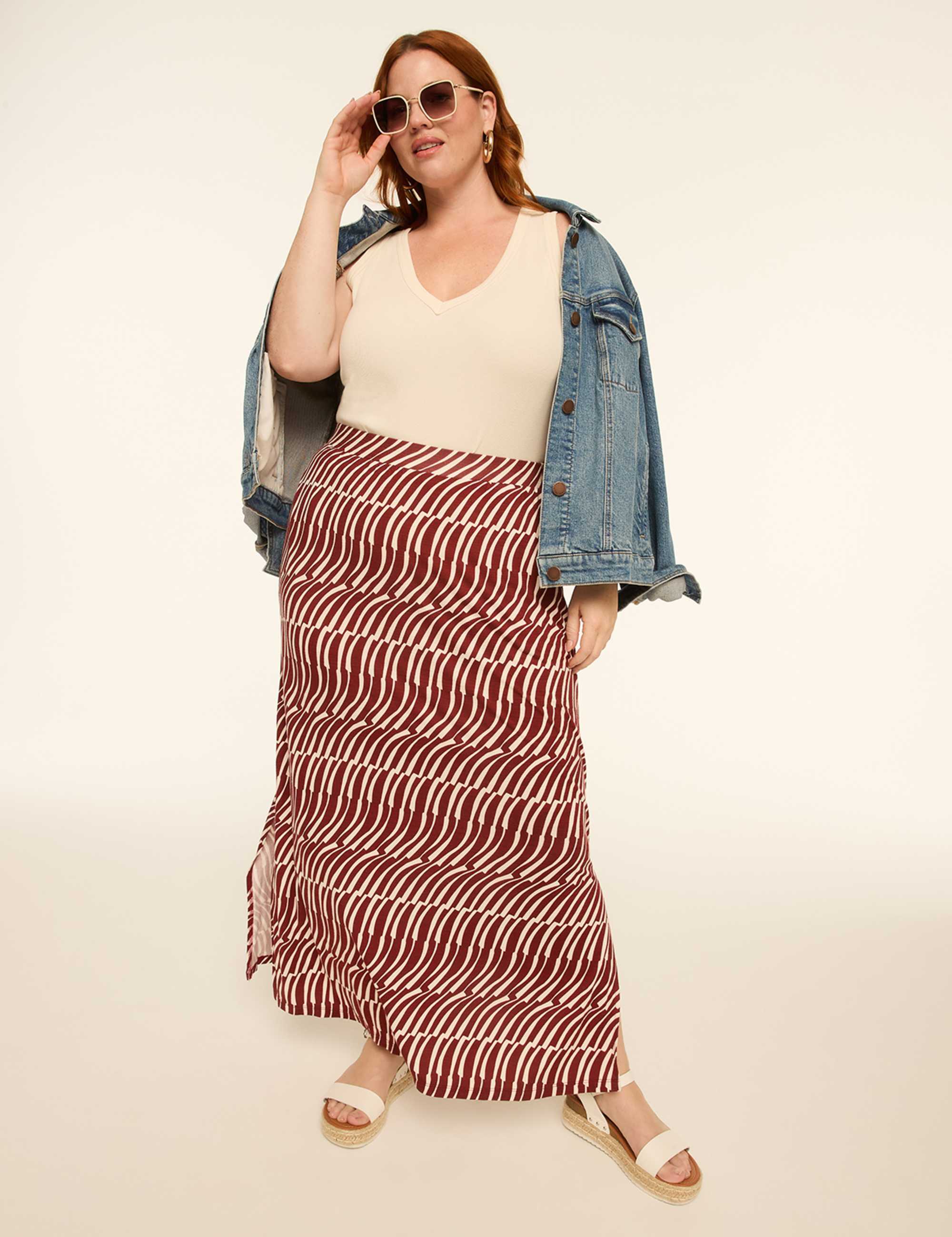 Pull-On Maxi Skirt