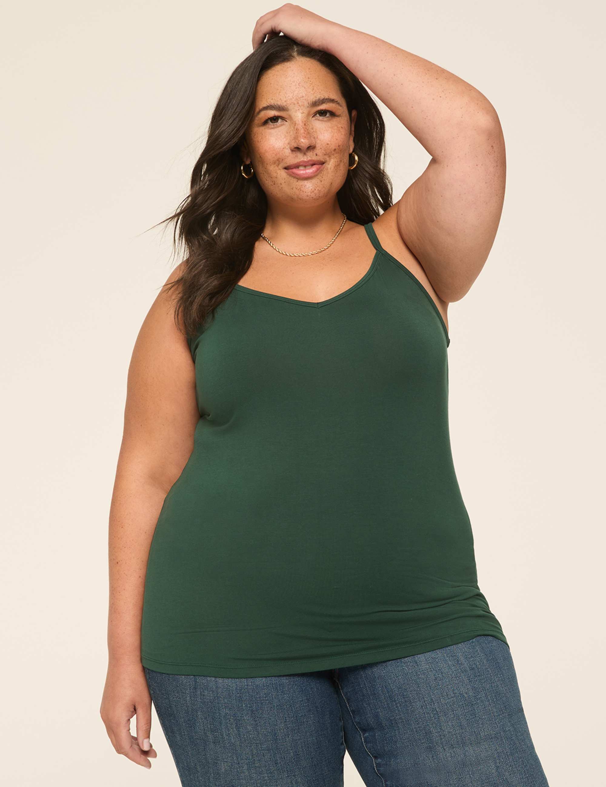 V-Neck Body-Skimming Cami