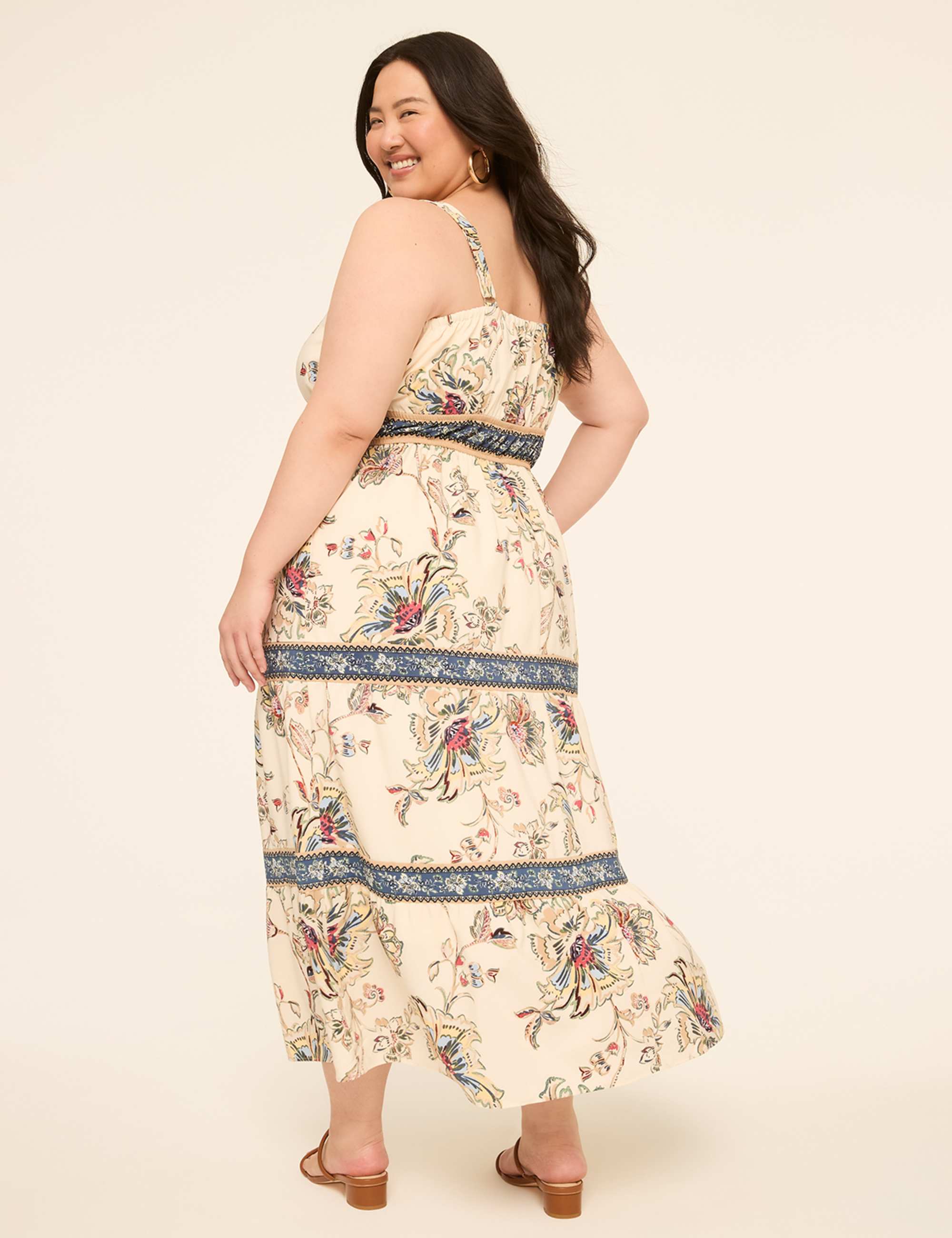 Sleeveless Tiered Maxi Dress