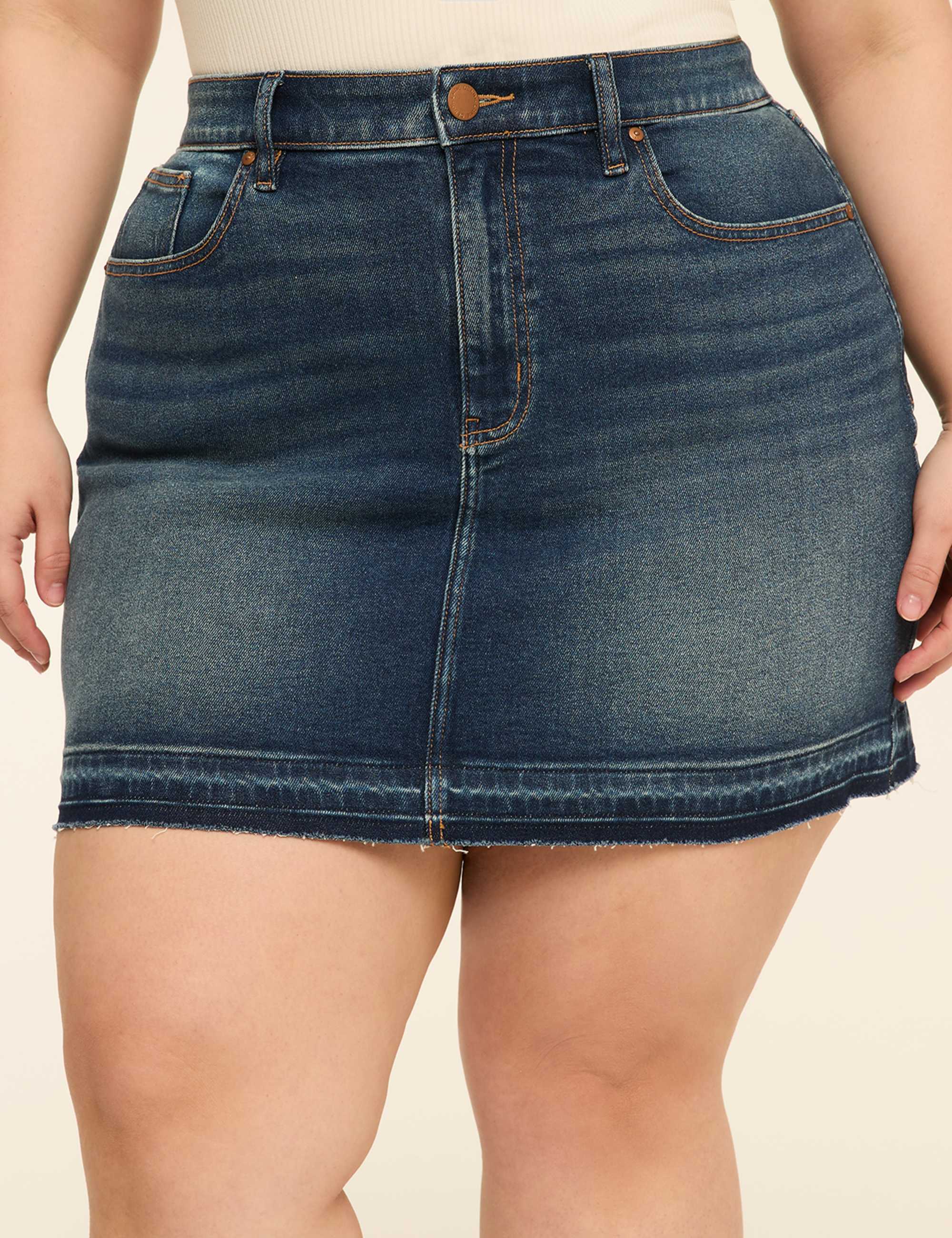 Denim Mini Skirt