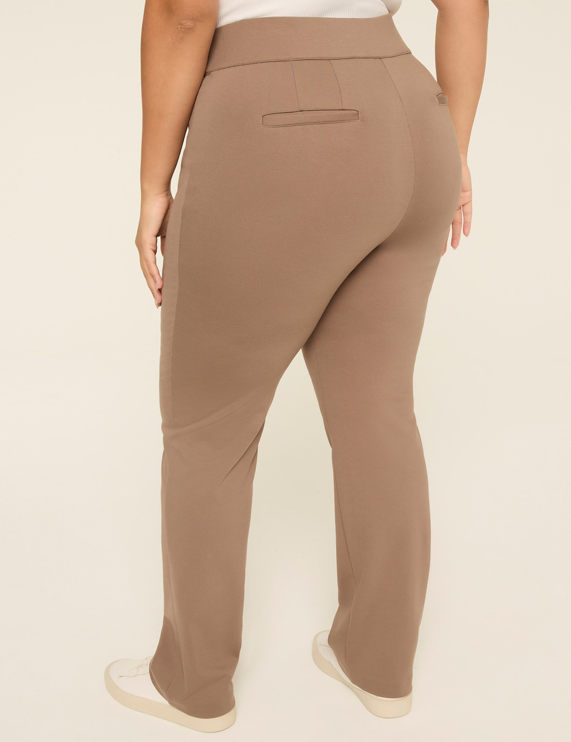 Ponte Pull-On High-Rise Straight Pant