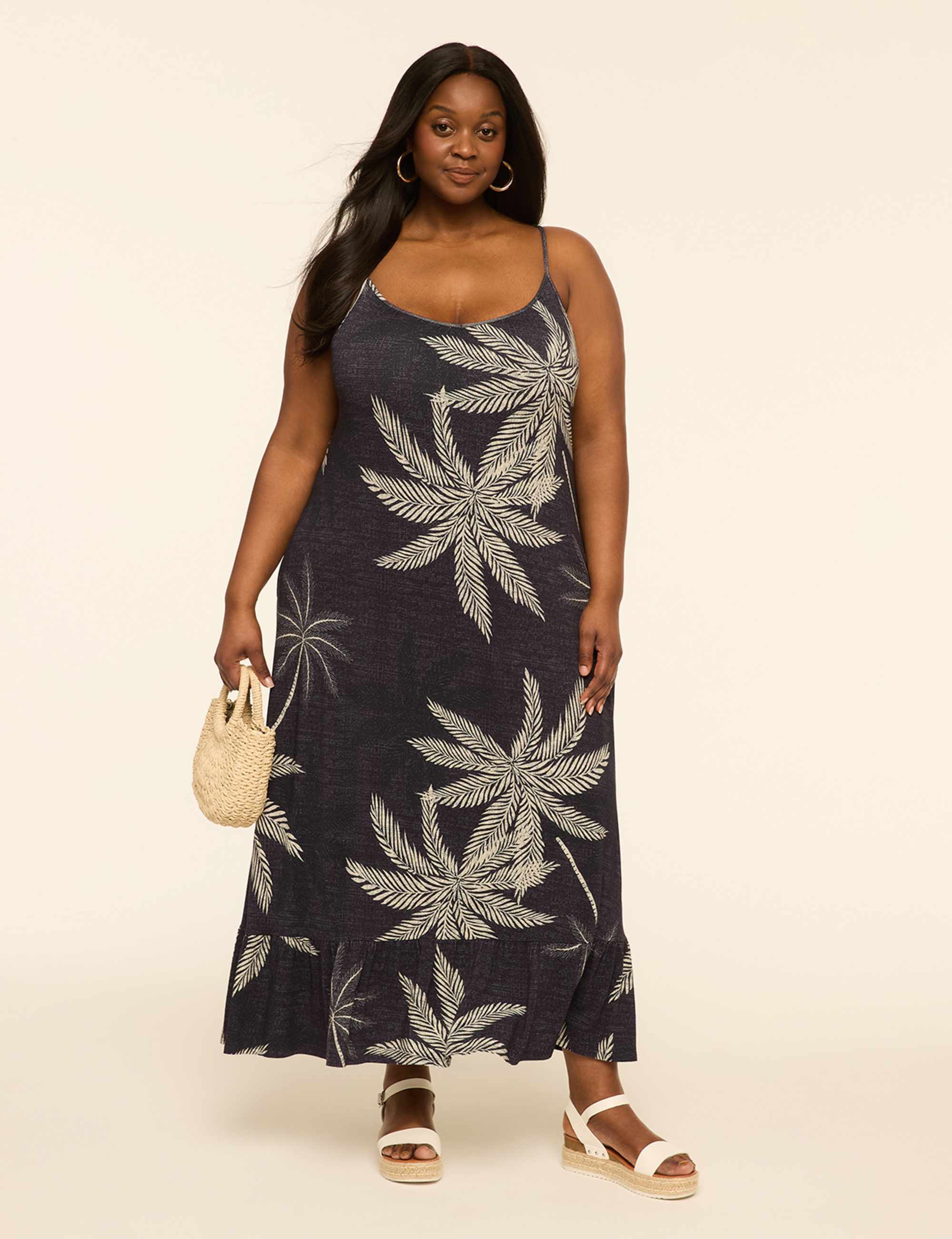 V-Neck Tank Maxi Dress