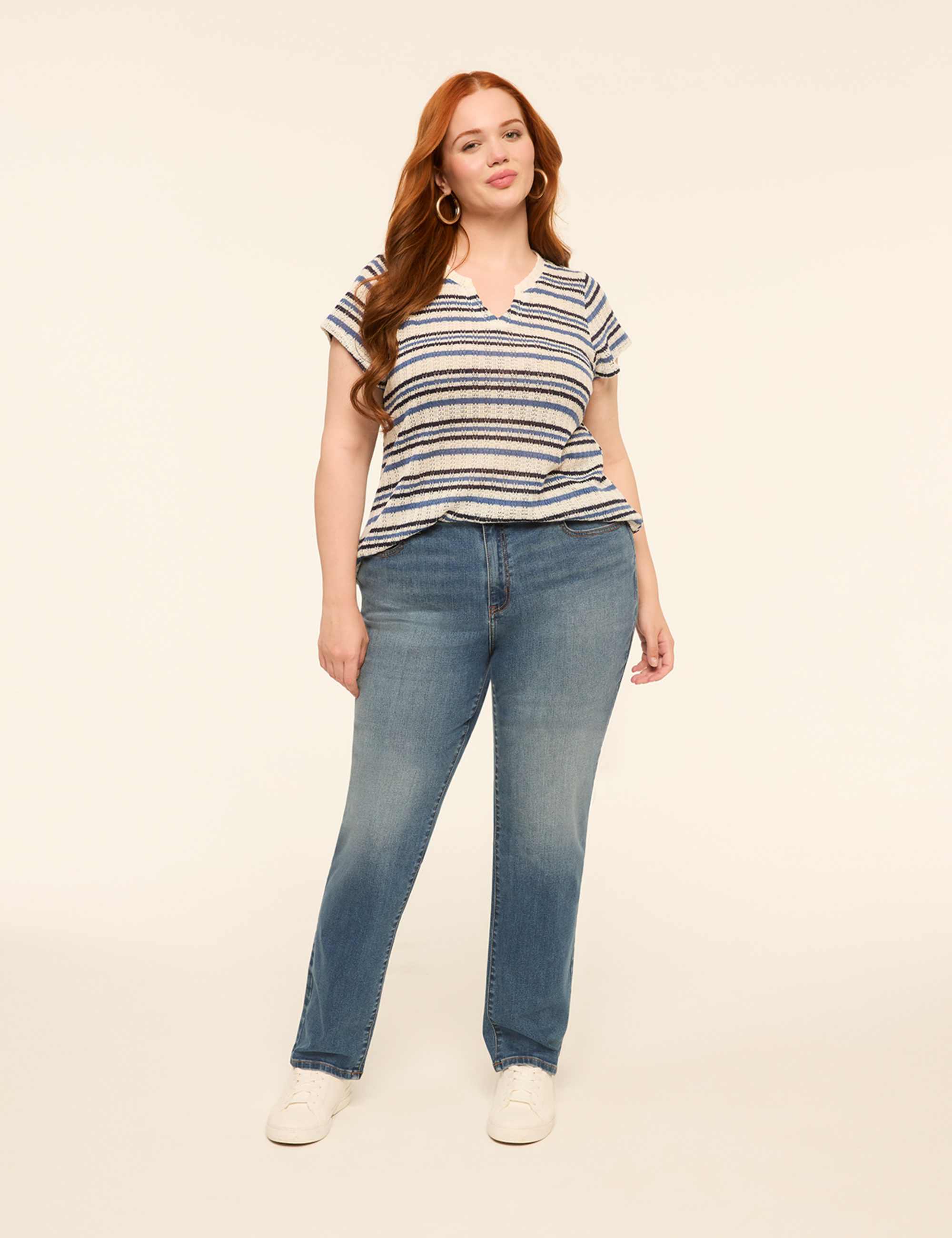 High-Rise Straight Leg Jean