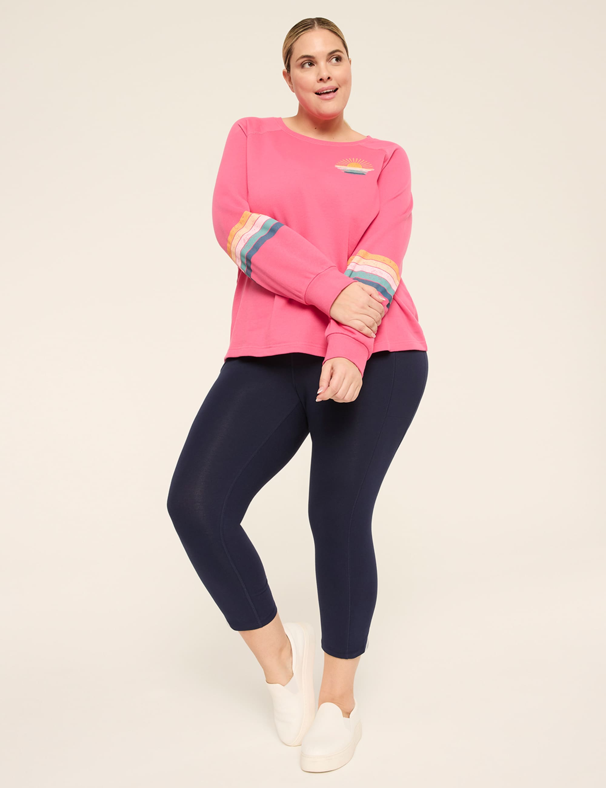 LIVI Long-Sleeve Crew-Neck Sweatshirt