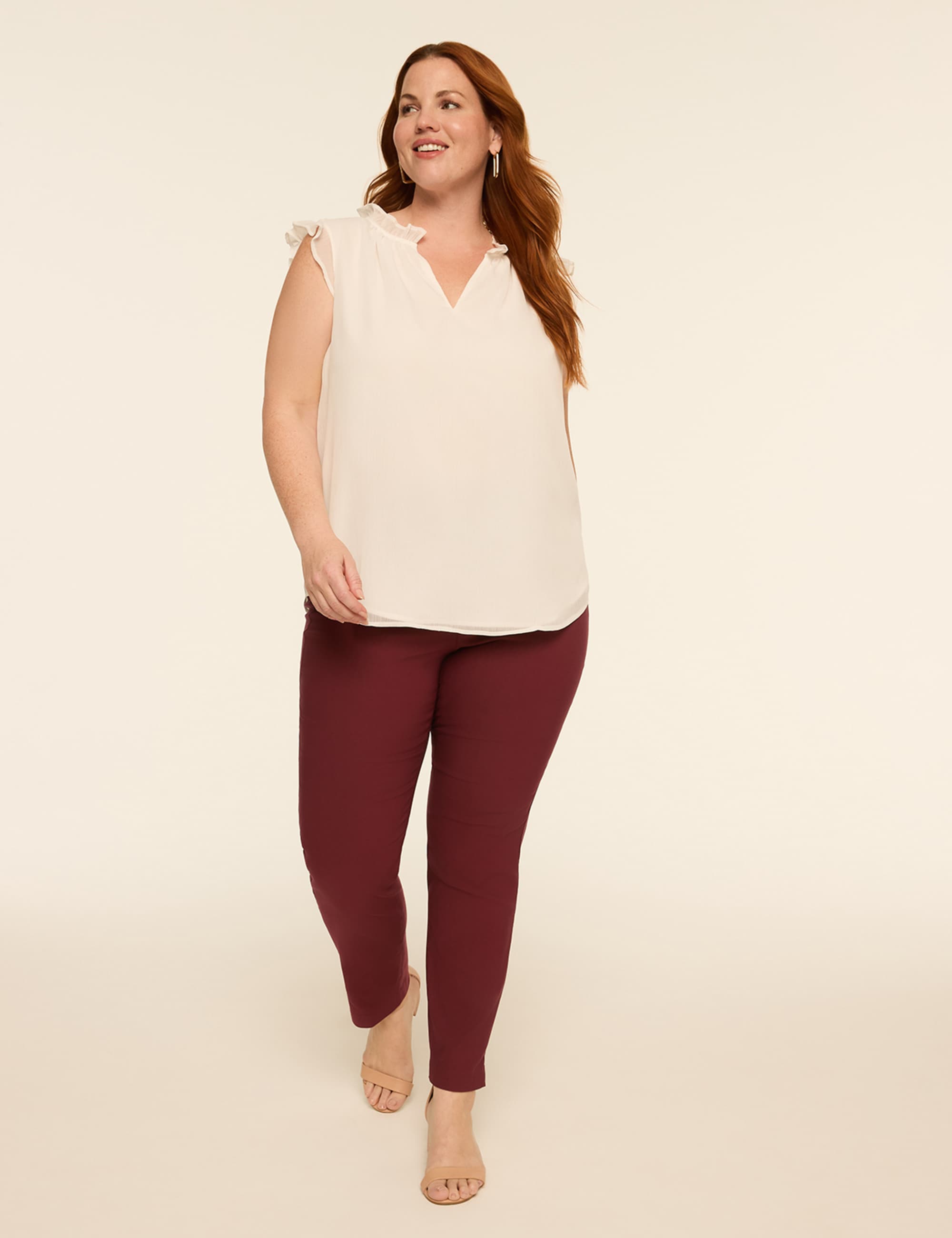 4-Season High-Rise Slim Ankle Pant