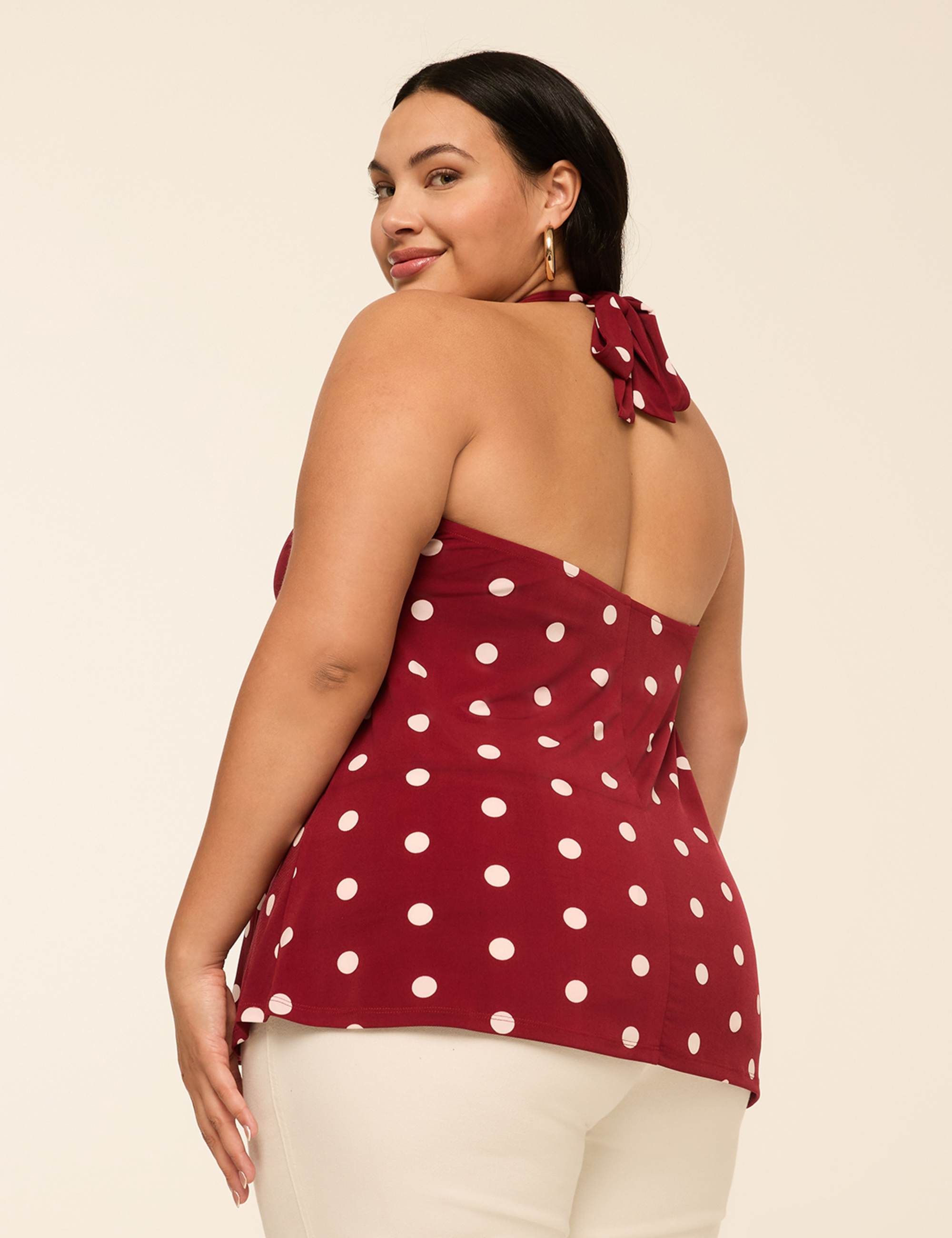 Tie-Neck Halter Top