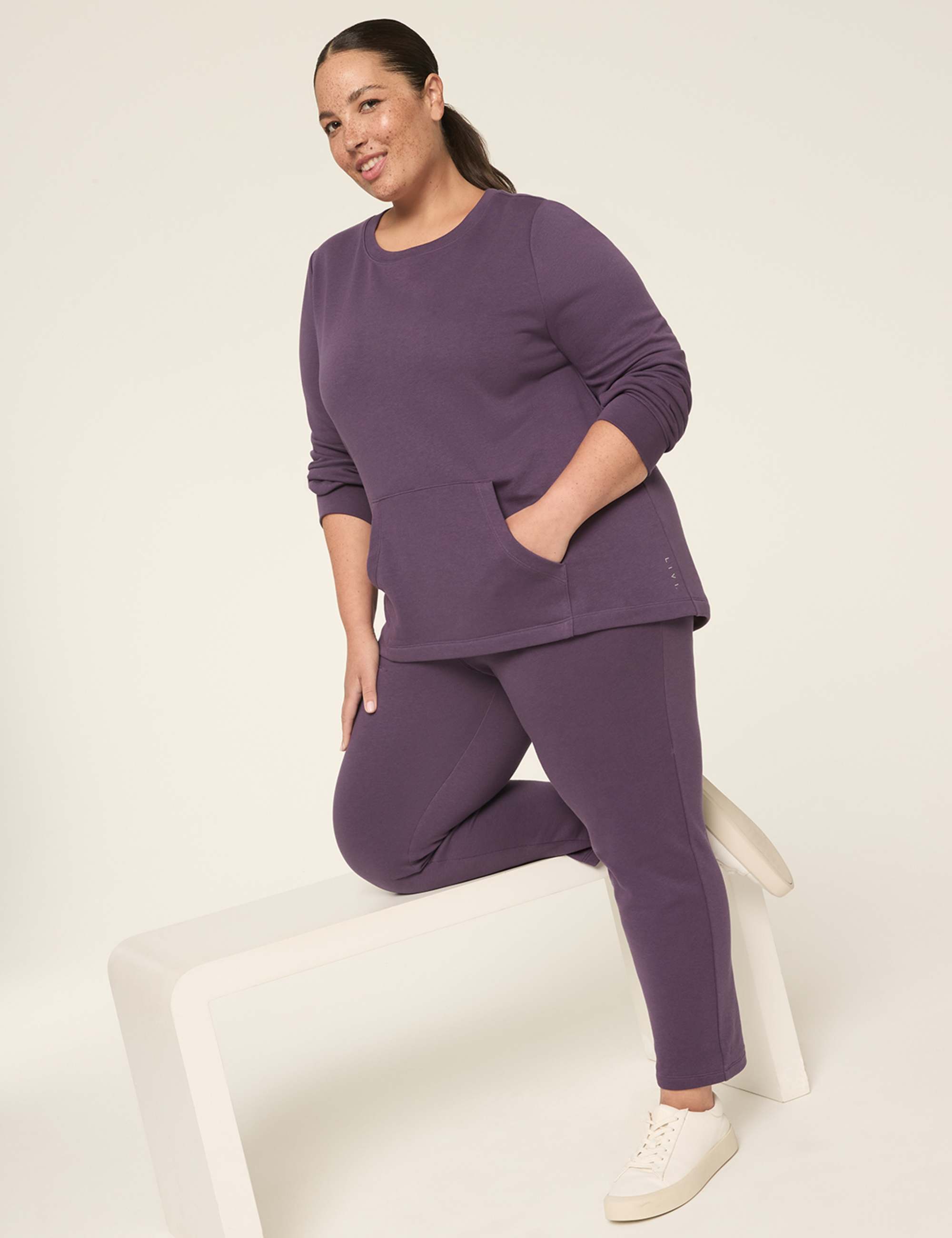 LIVI Crew-Neck French Terry Sweatshirt