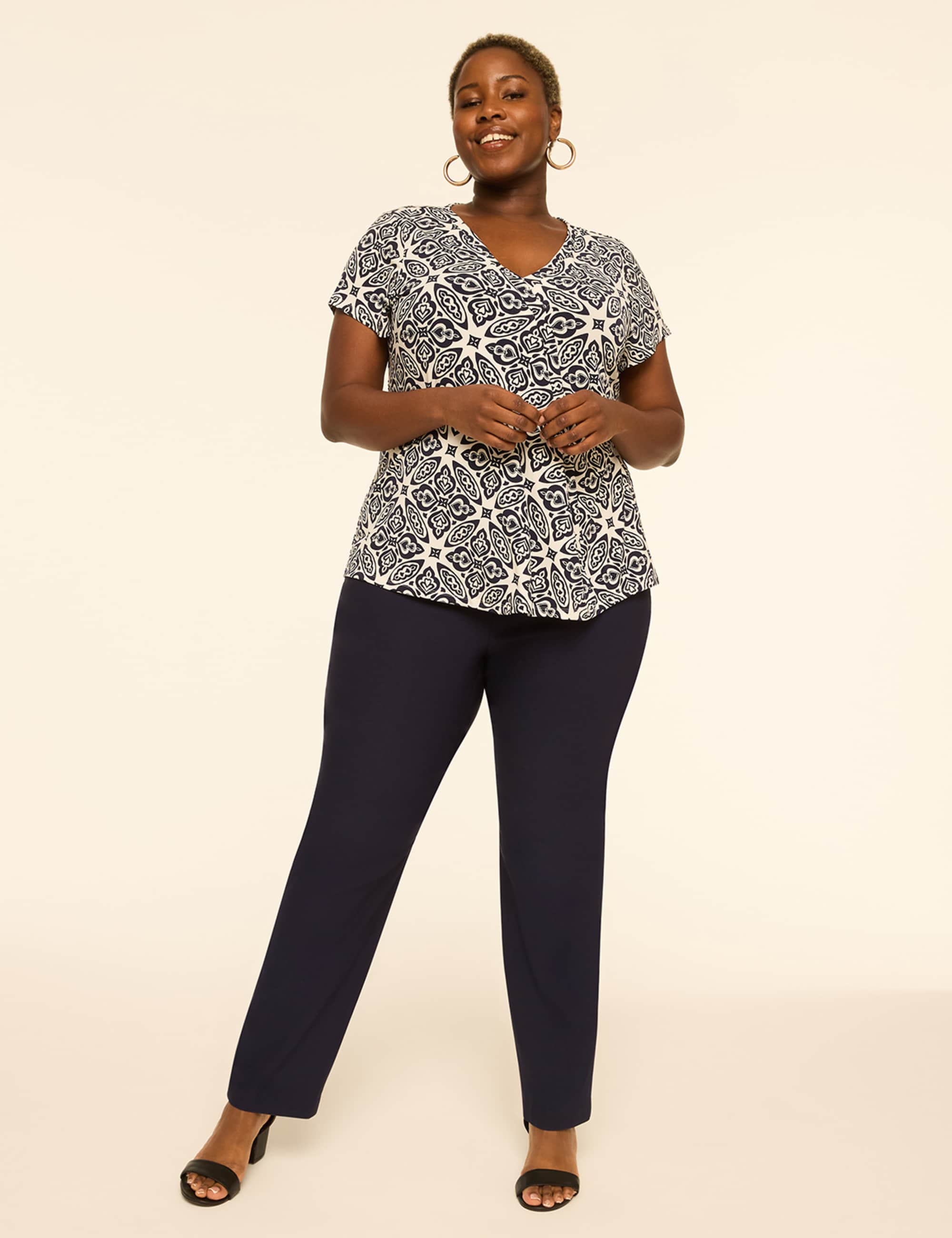 4-Season High-Rise Straight Leg Pant