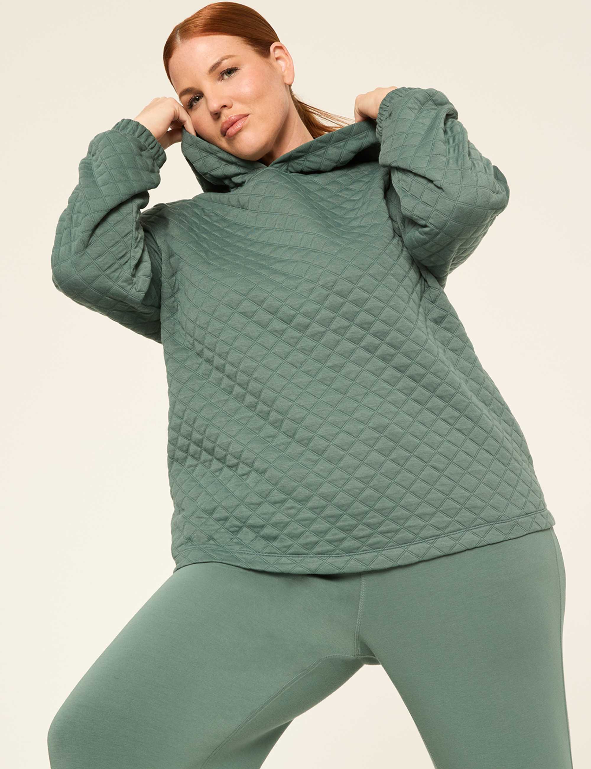LIVI Long-Sleeve Quilted Hoodie