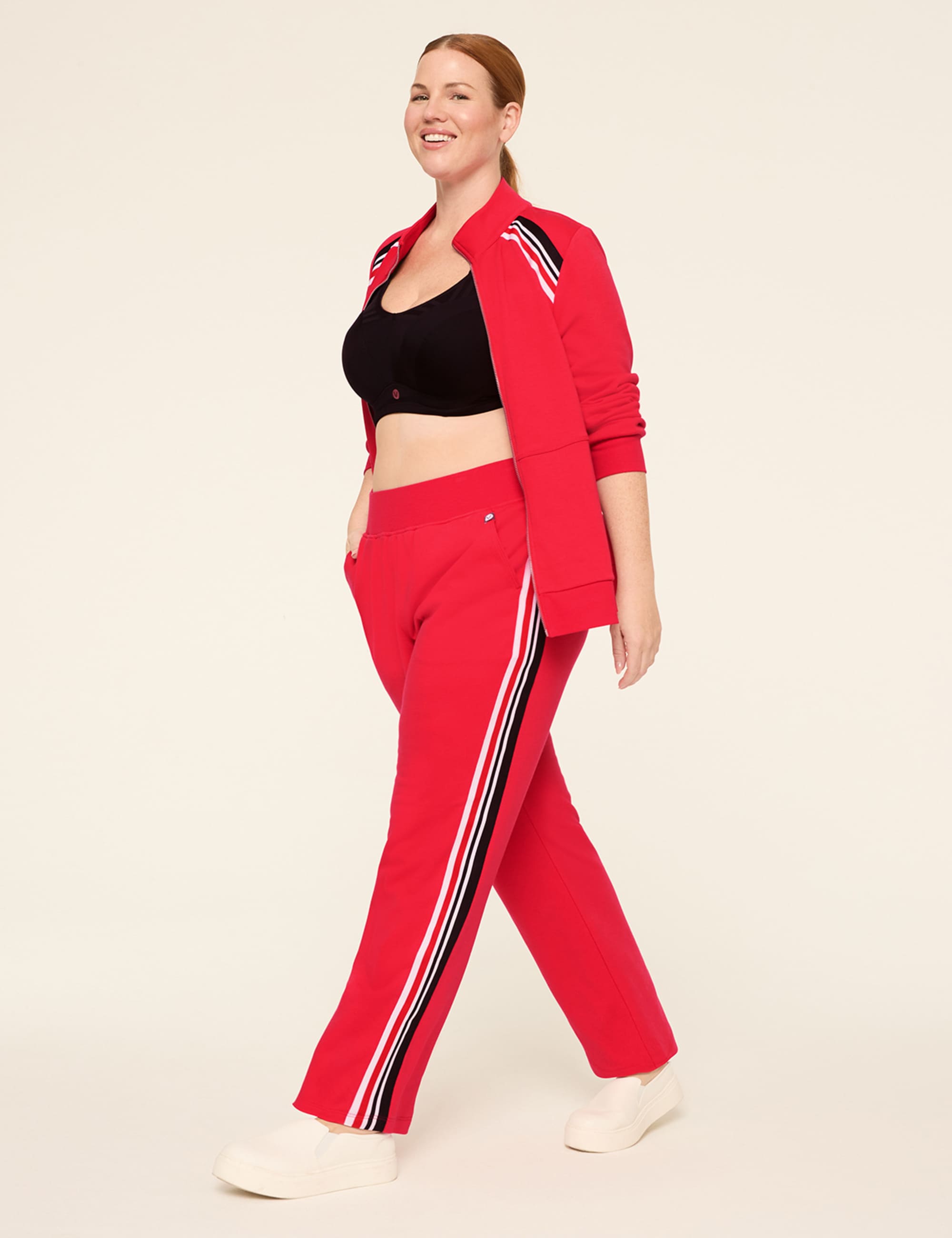 LIVI French Terry Straight Leg Pant