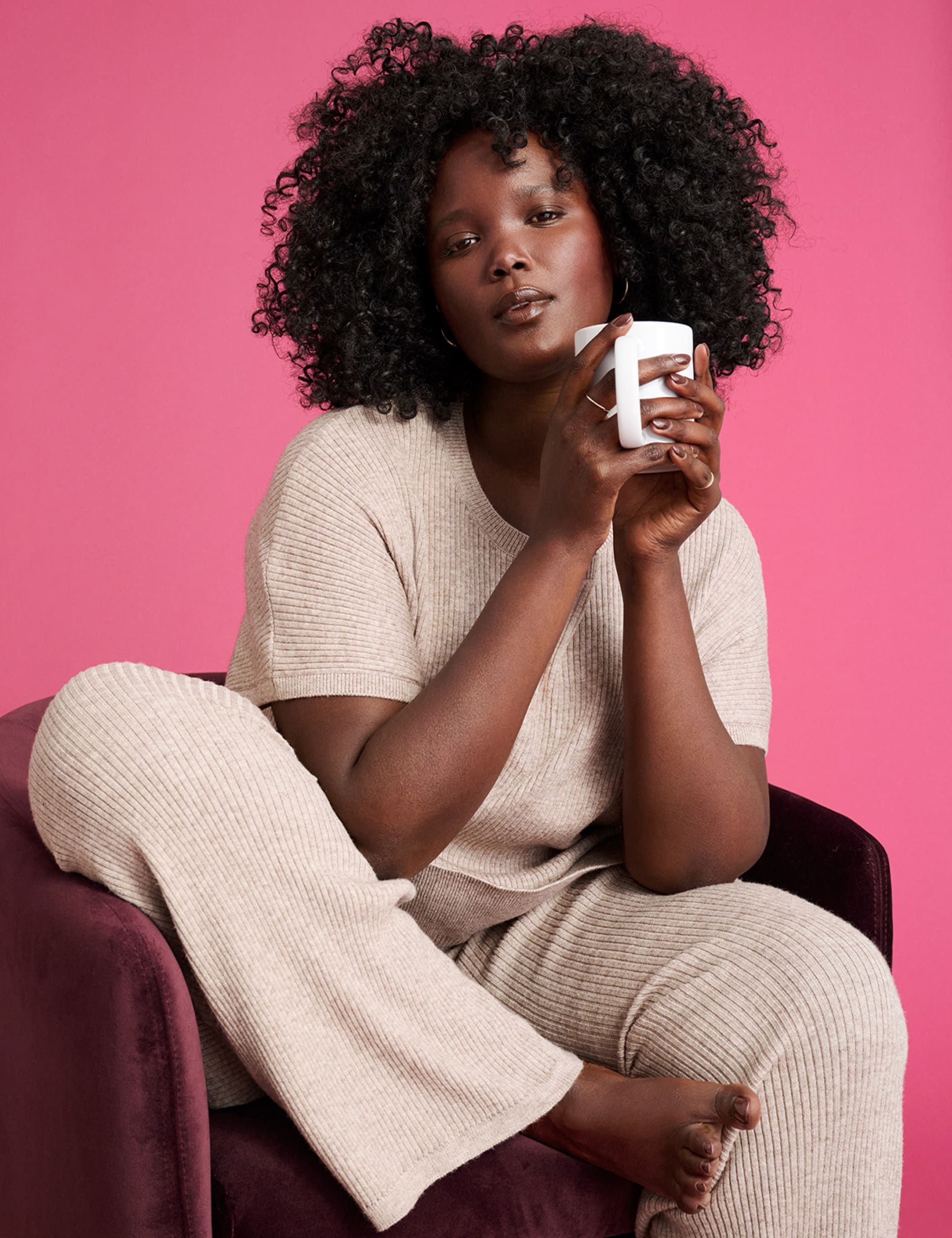 LIVI Sweater Wide Leg Pant