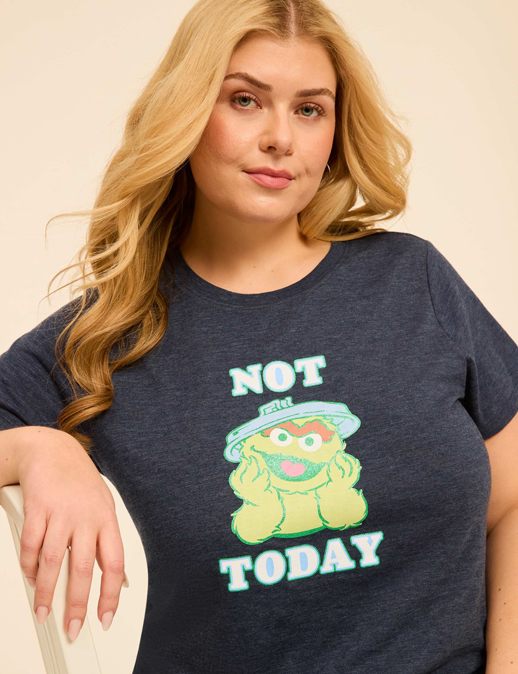 Oscar The Grouch Not Today Graphic Tee
