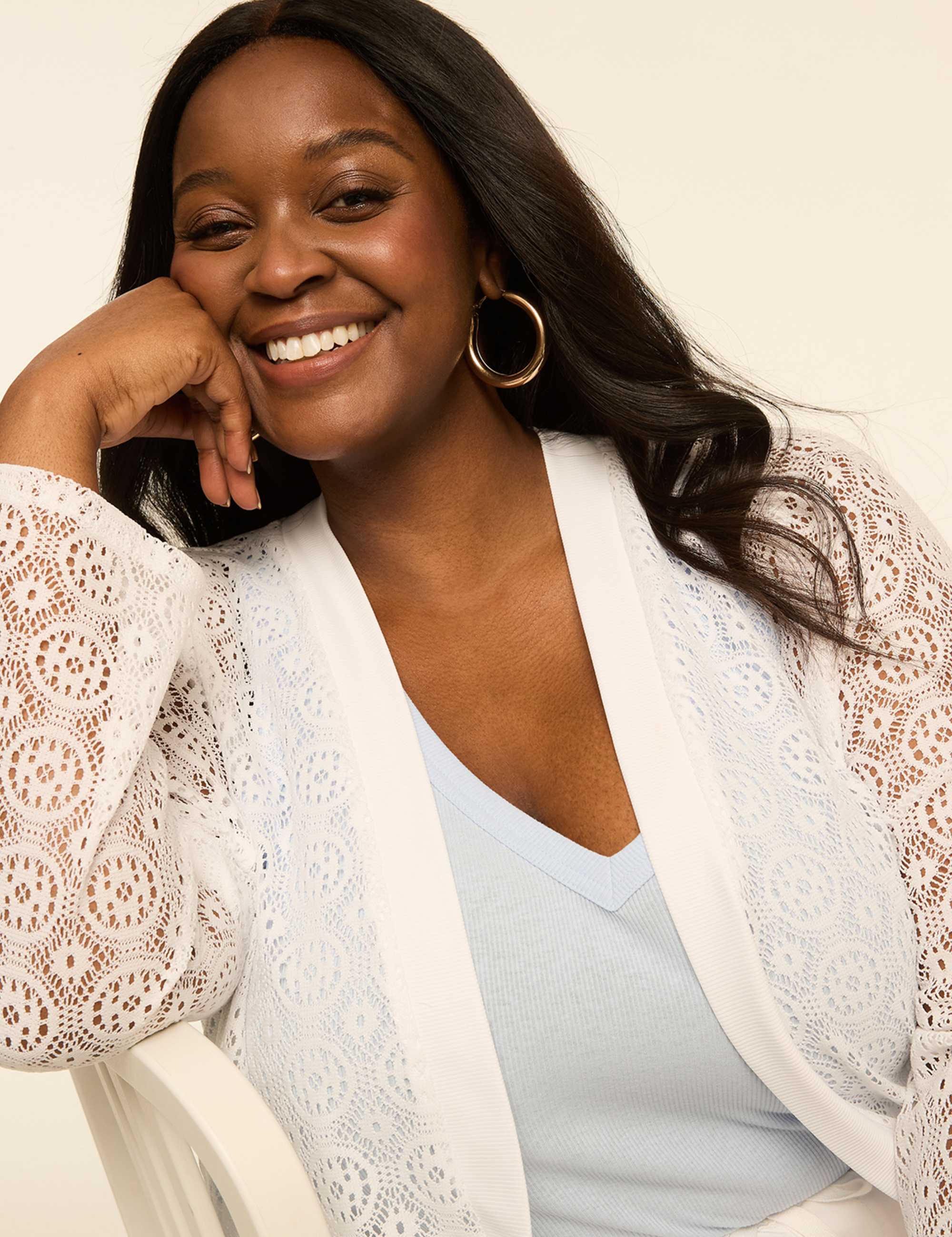 Crochet Knit Cardigan