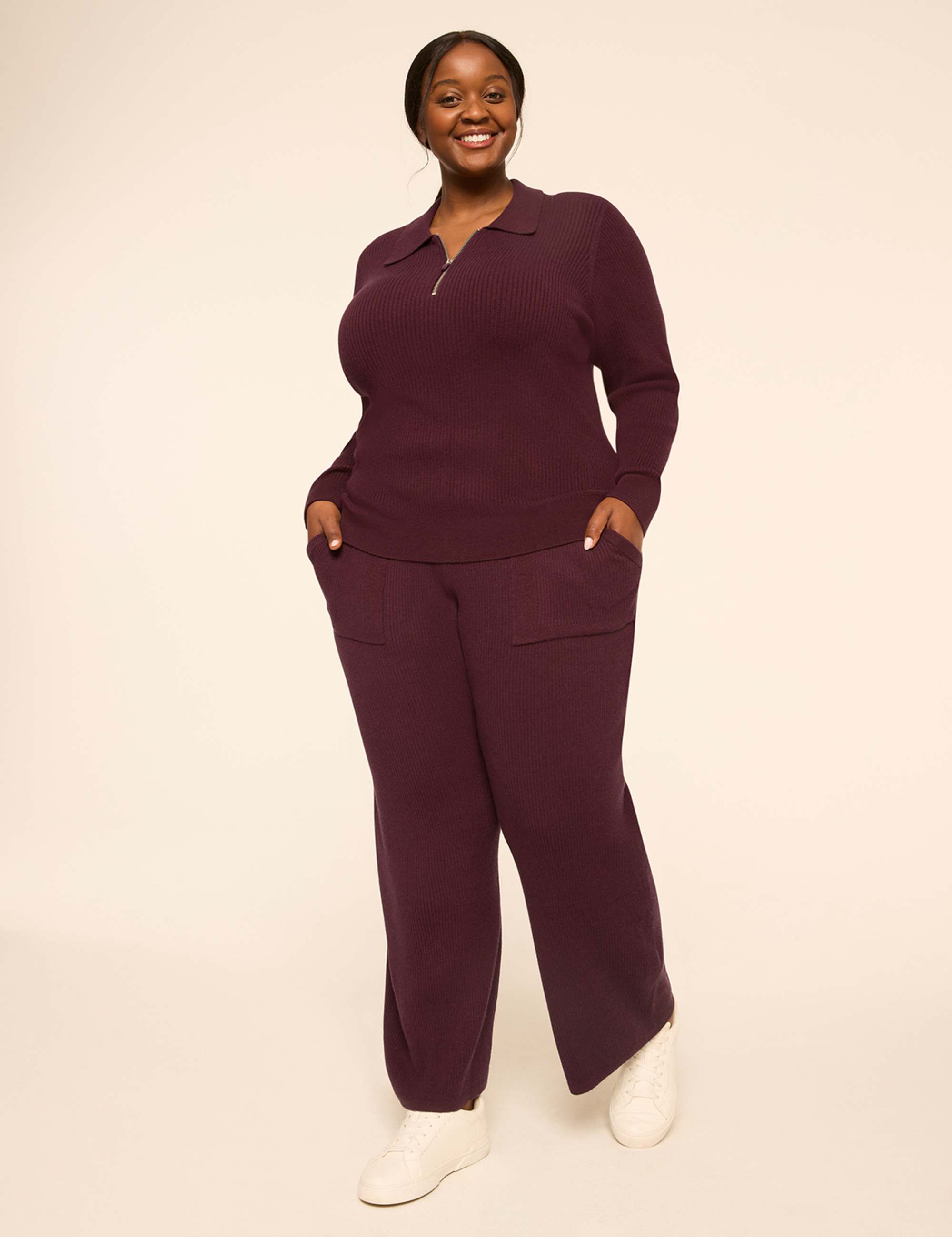 LIVI Sweater Wide Leg Pant