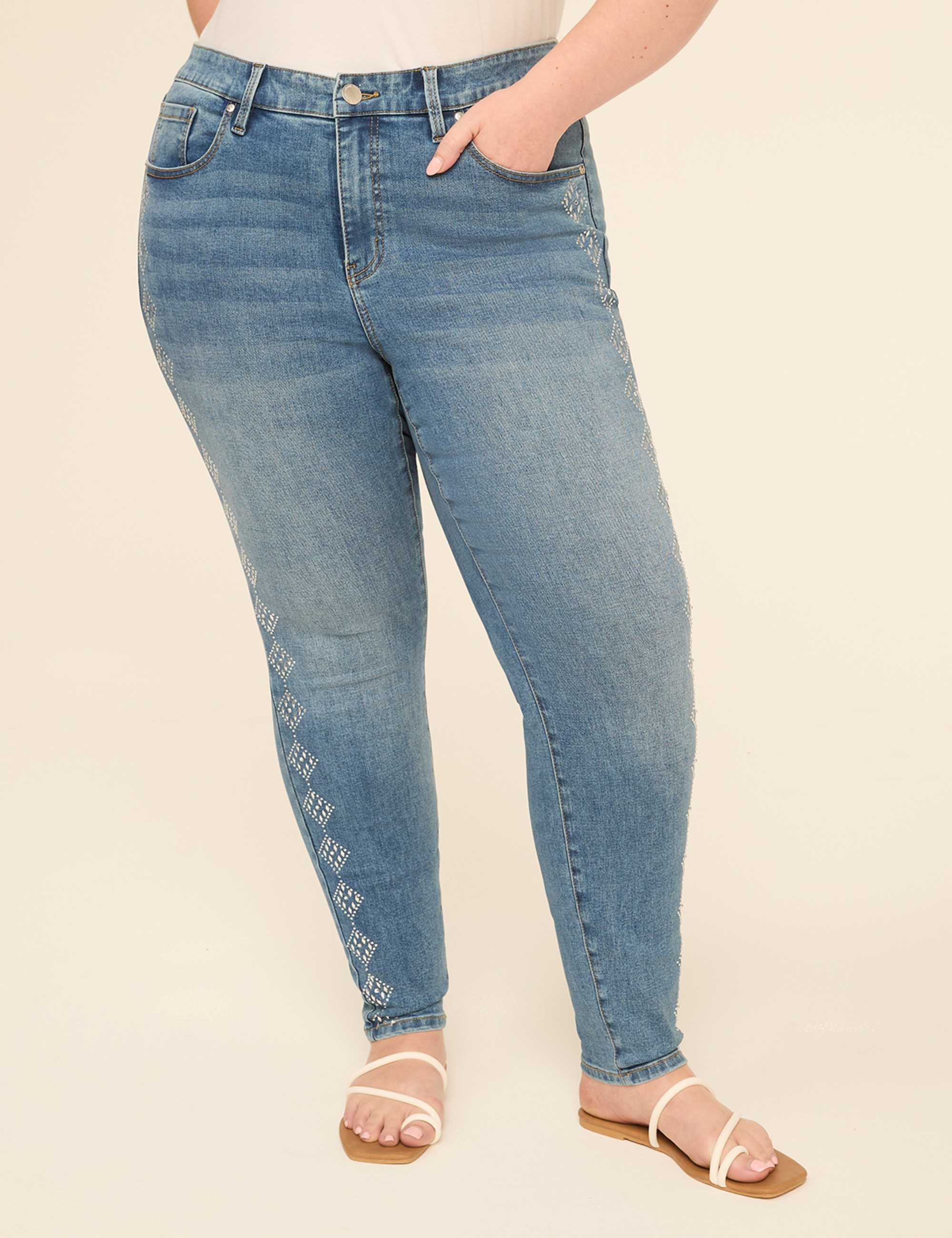 Genius Embellished Skinny Jean