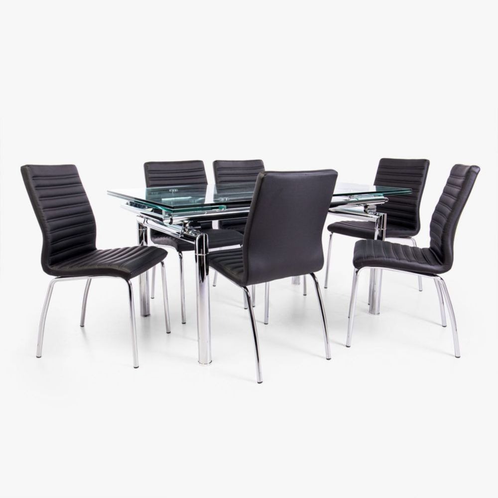 Juego de Comedor Extensible Salamanca 6 Sillas