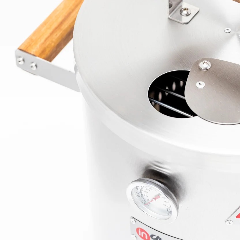 Barril Asador Acero Inoxidable Mini Basik 56X30 Cm Capacidad de 4 a 6 Lbs