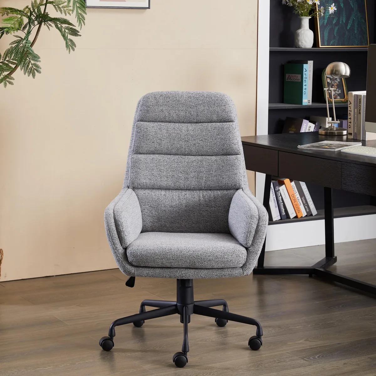 Silla Escritorio PC Pascal Gris