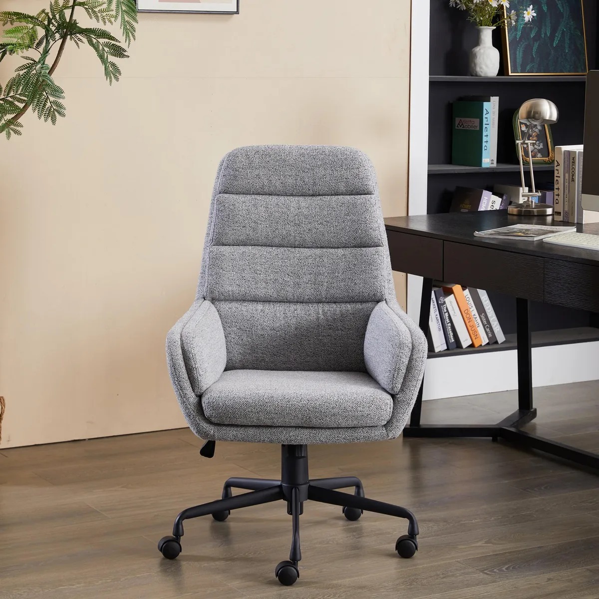 Silla Escritorio PC Pascal Gris