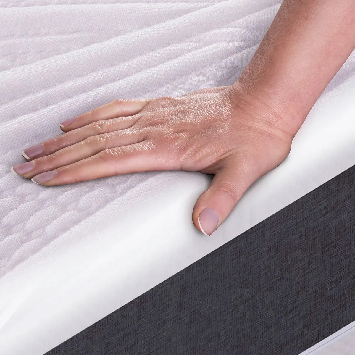 Box Spring Ortopedic 2 Plazas x 2.00mt Base normal + Respaldo + 2 Veladores Cic