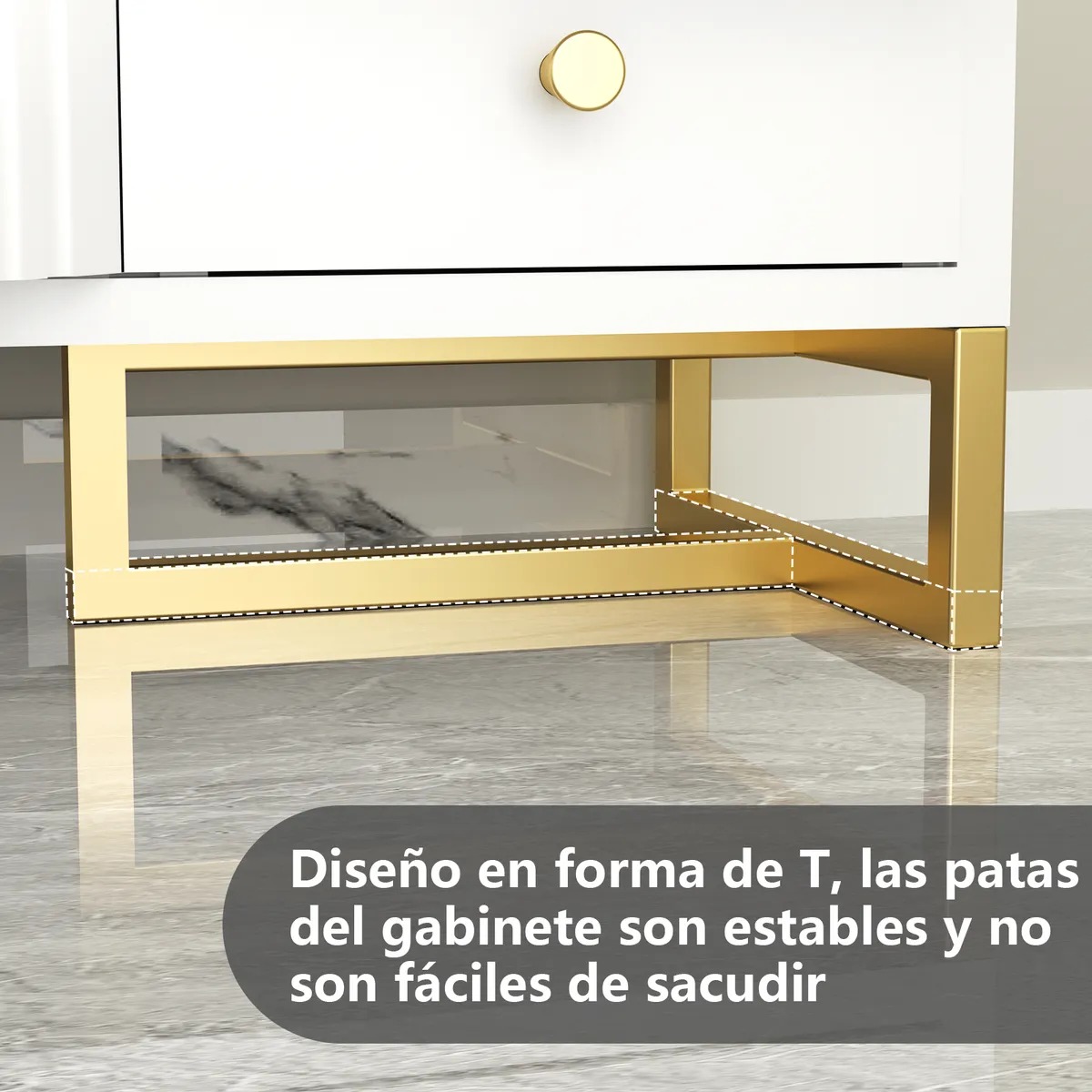 Mueble Para TV 140x30x40cm Con 2 Puertas y 4 Cajones Melamina