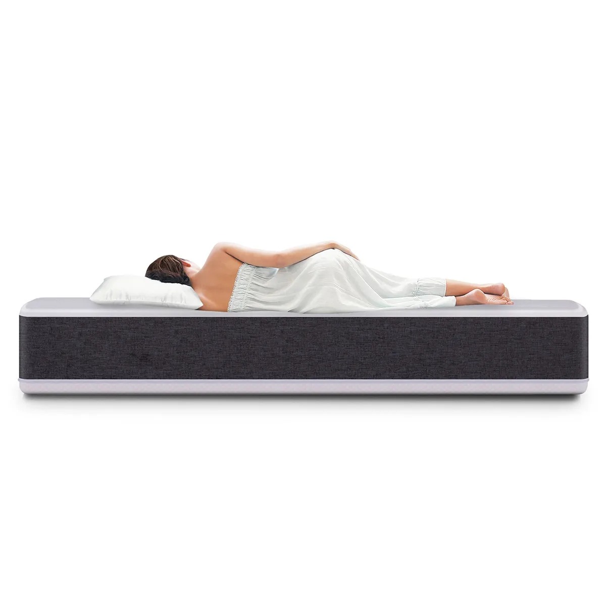 Box Spring Ortopedic 2 Plazas x 2.00mt Base normal + Respaldo + 2 Veladores Cic