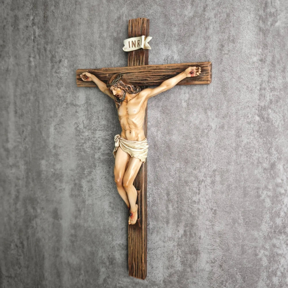 ✝️🙏 Handmade Renaissance Crucifix Wall Cross | Faith, Peace & Blessing 🕊️