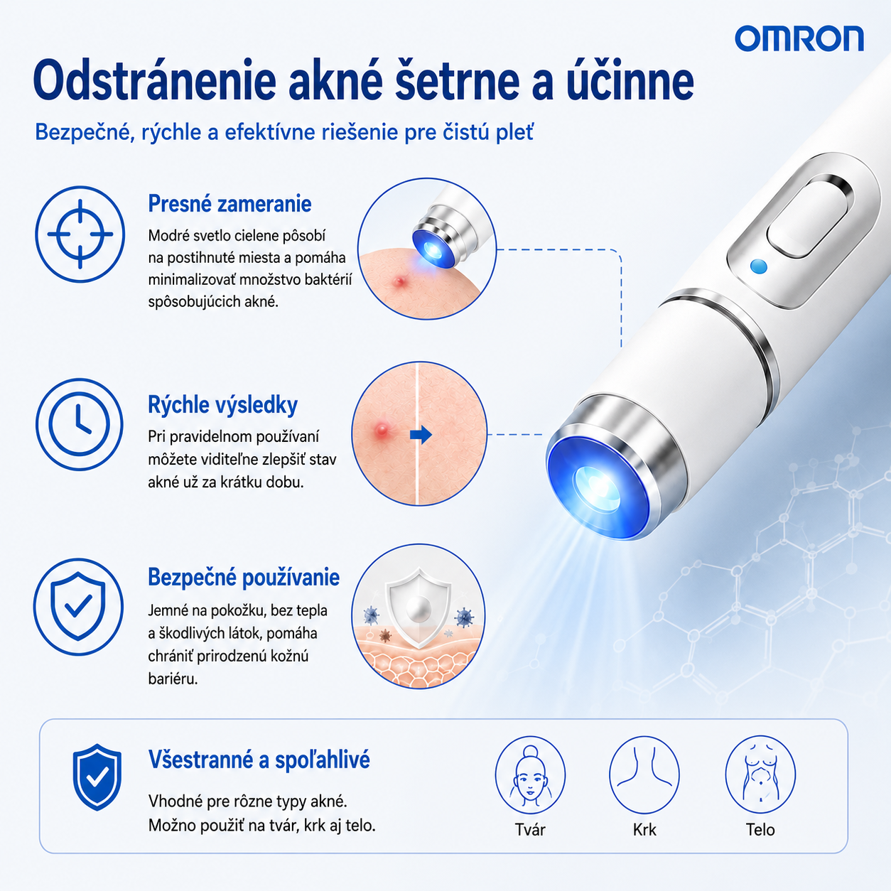 🔥 Omron® –🔥 Rýchle a účinné laserové pero na odstránenie znamienok a bradavíc bez bolesti ✨