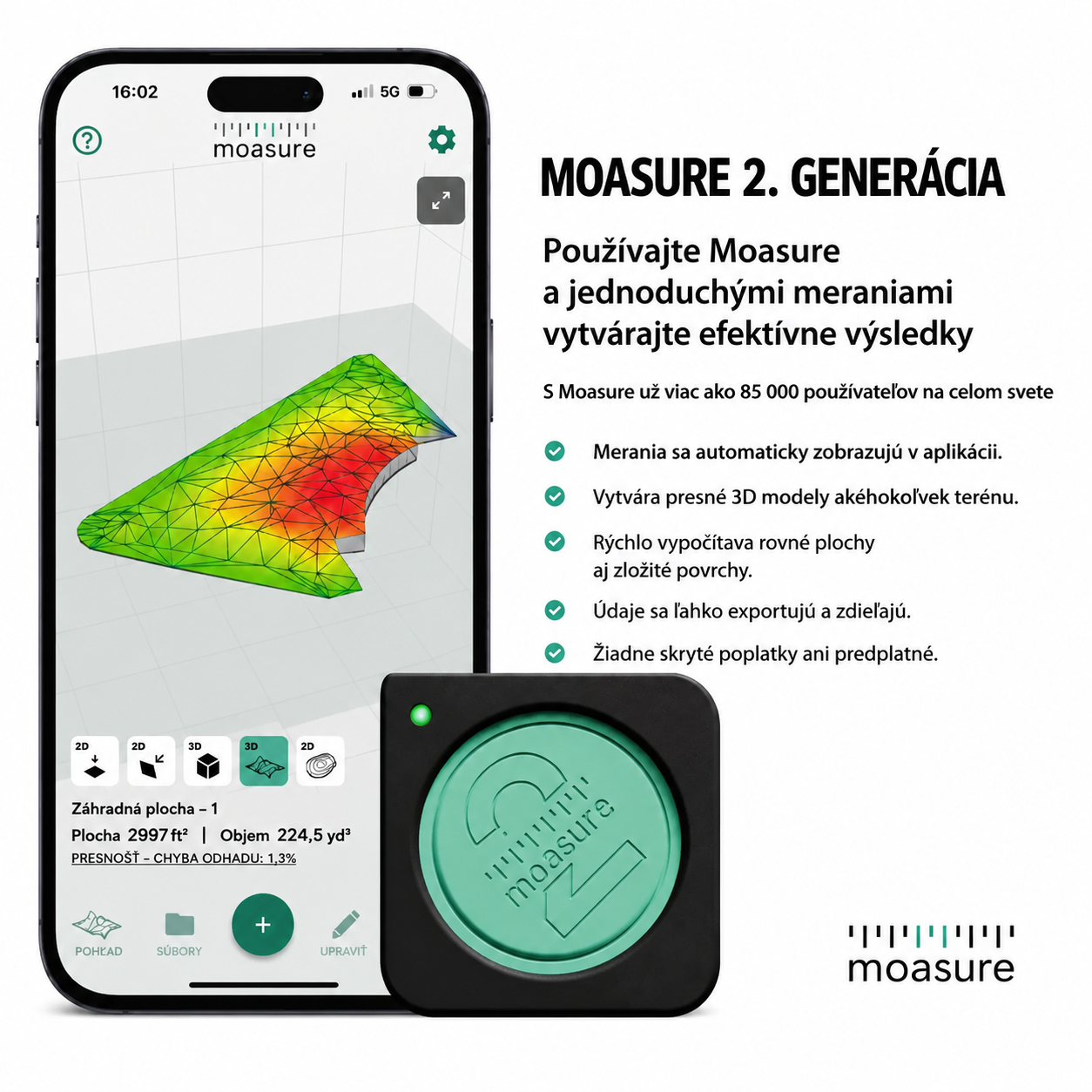 MoasureONE inteligentný digitálny merač