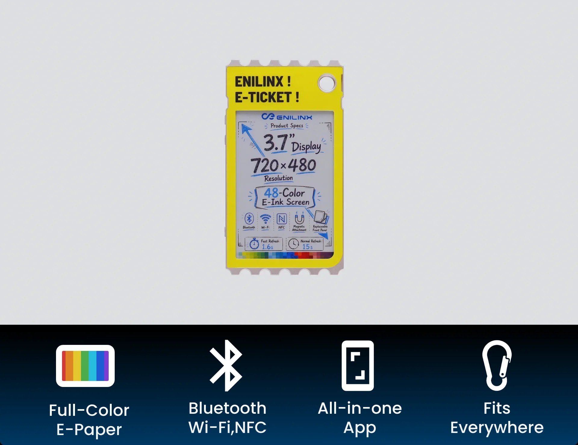 🔥Last Day 50% OFF —📱Customizable E-Paper Screen