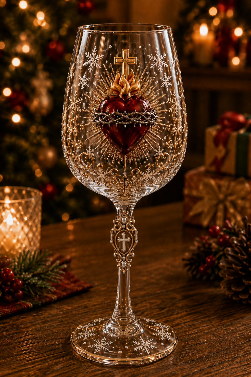✝️Faith & Grace 3D Christian Wine Glass Set – Meaningful Faith Gift✨🎁(Buy 2 Get Free Shipping)