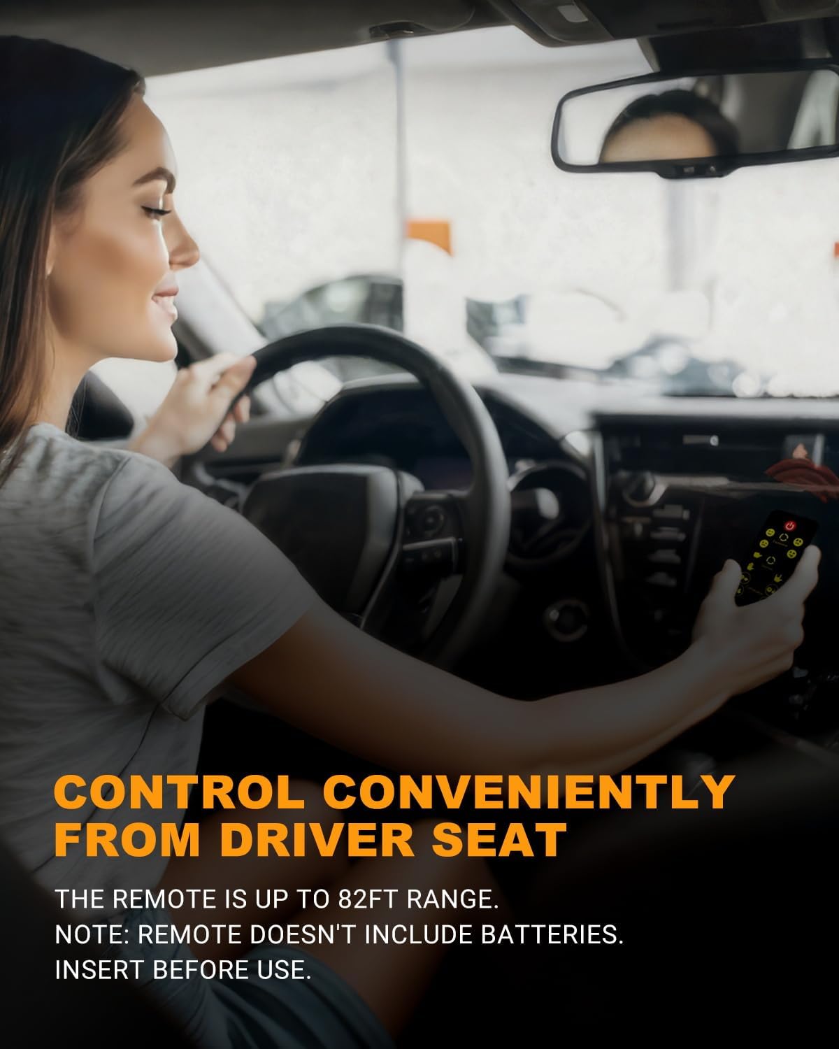 🤟🔥Car Finger Light with Remote, Hand Gesture Amber LED Light - 14 Modes for Road Rage Warning Signs Ideal Car Accessory